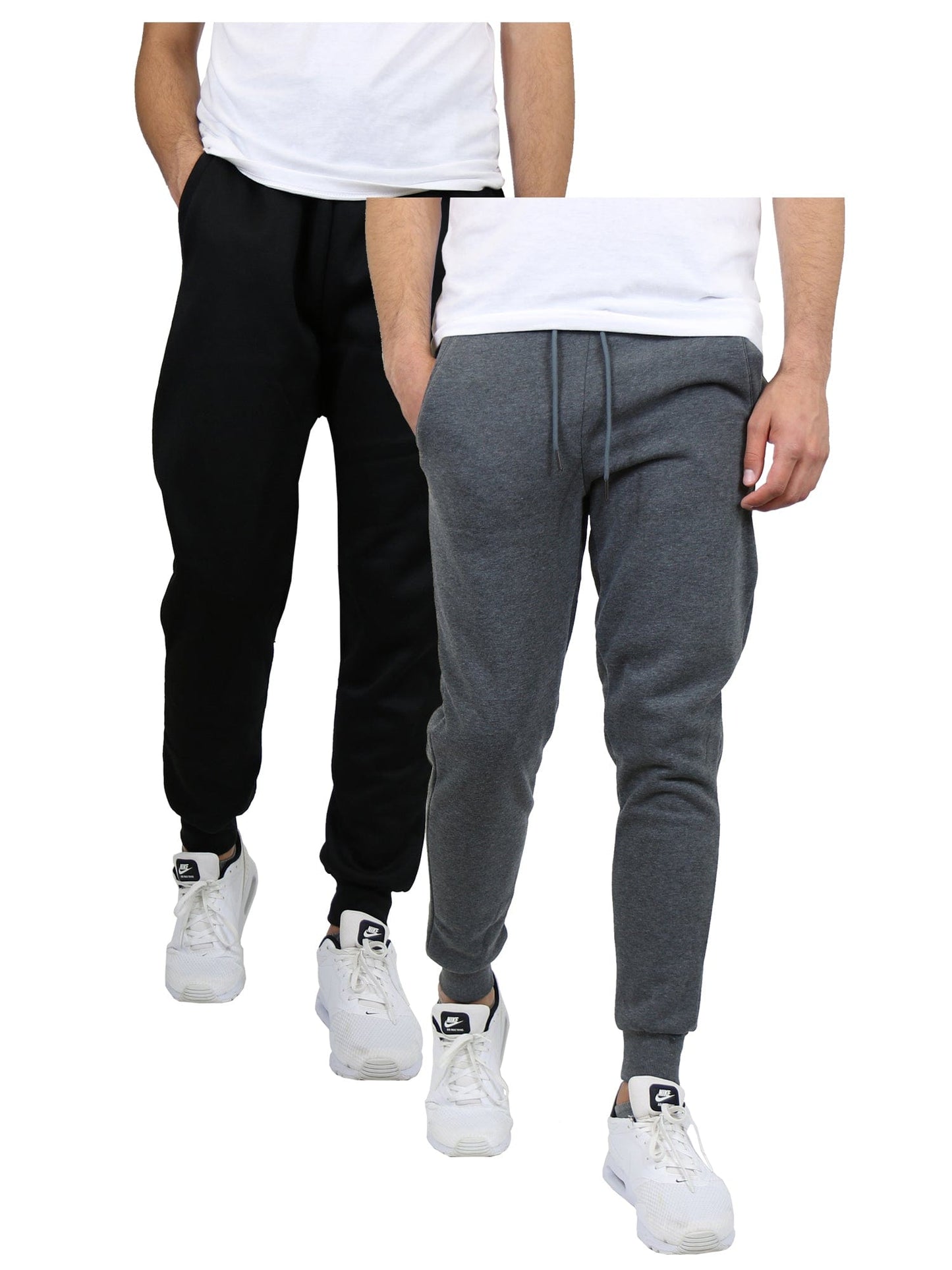 Galaxy By Harvic Men's Fleece Jogger Sweatpants (2-Pack ) - GalaxybyHarvic
