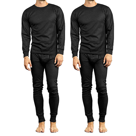 4-Piece Lightweight Thermal Set Of Both A Thermal Top And Bottom (2-Full Sets) - GalaxybyHarvic
