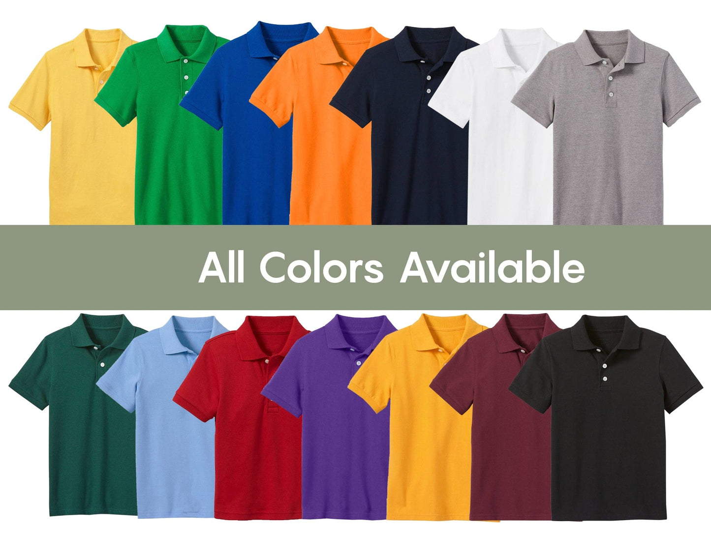 Young Boy's (5-PACK) Short Sleeve Polo Shirt (Sizes 4-7) - GalaxybyHarvic