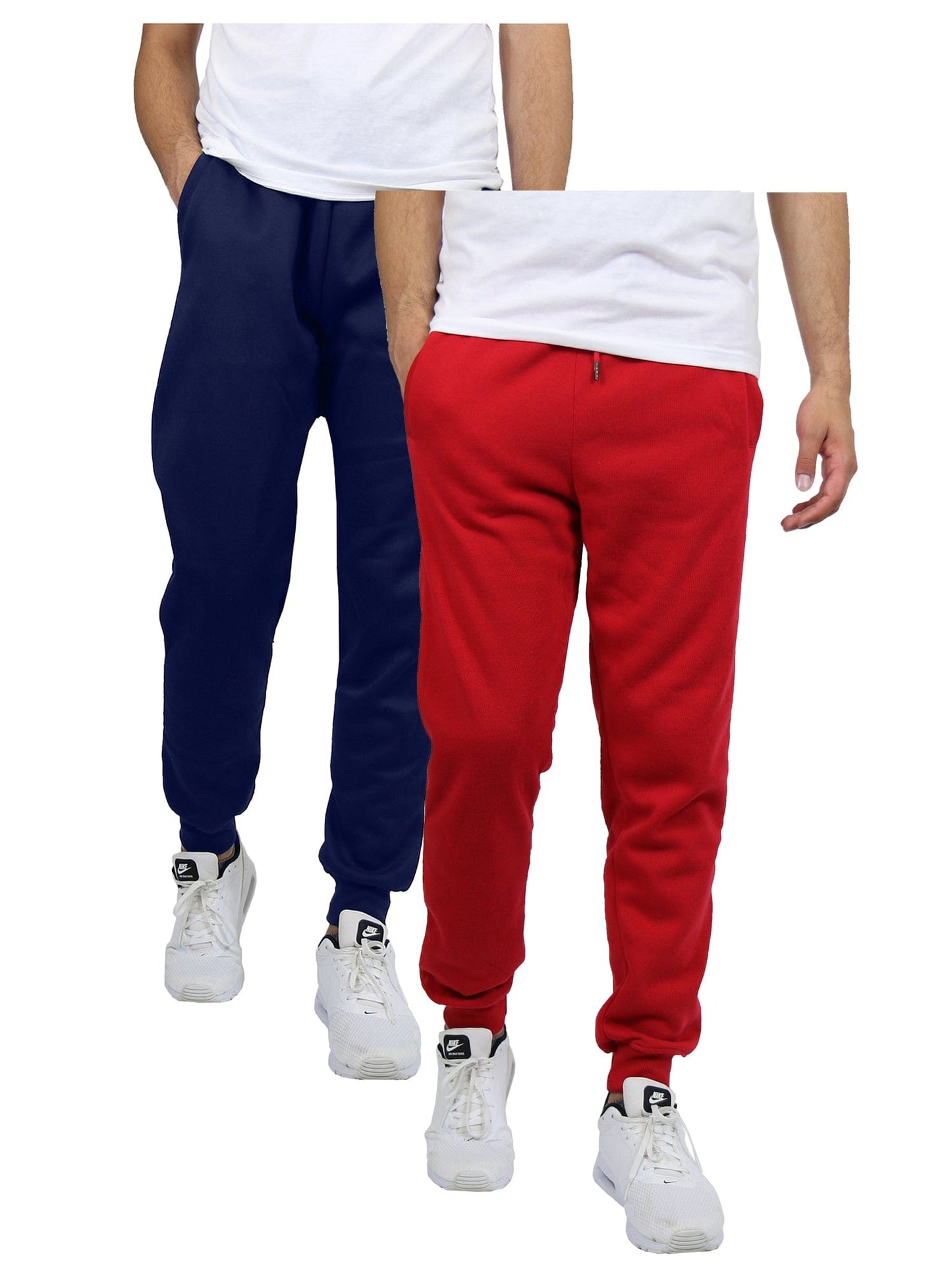 Galaxy By Harvic Men's Fleece Jogger Sweatpants (2-Pack ) - GalaxybyHarvic