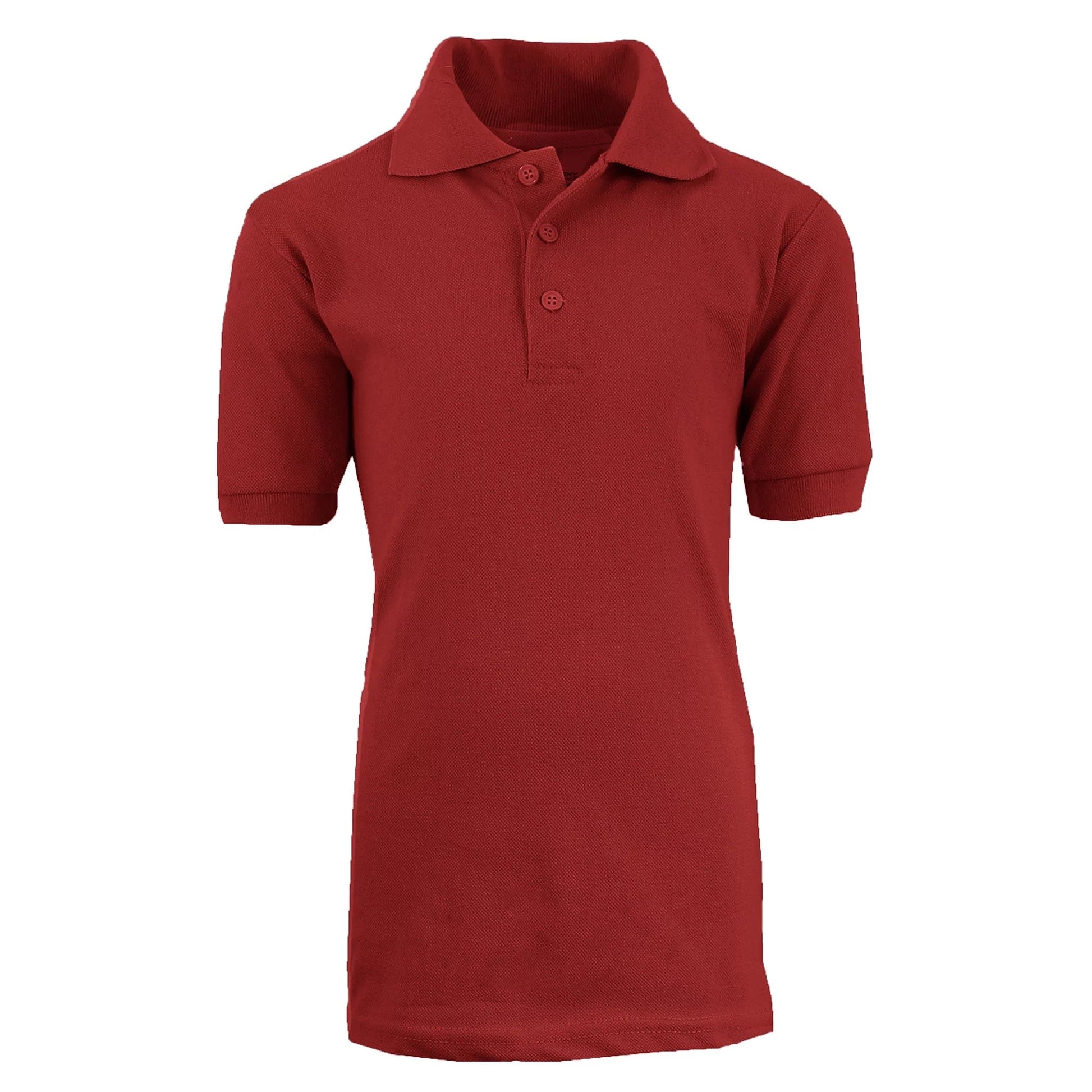 Boy's Short Sleeve School Uniform Pique Polo Shirts (Big Boys) - GalaxybyHarvic
