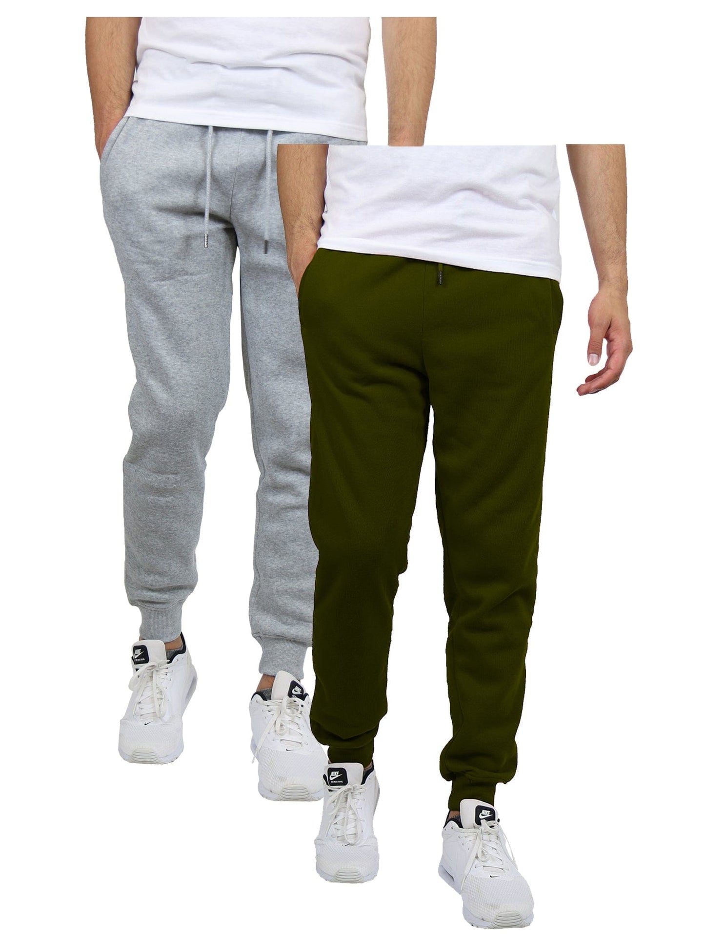 Galaxy By Harvic Men's Fleece Jogger Sweatpants (2-Pack ) - GalaxybyHarvic