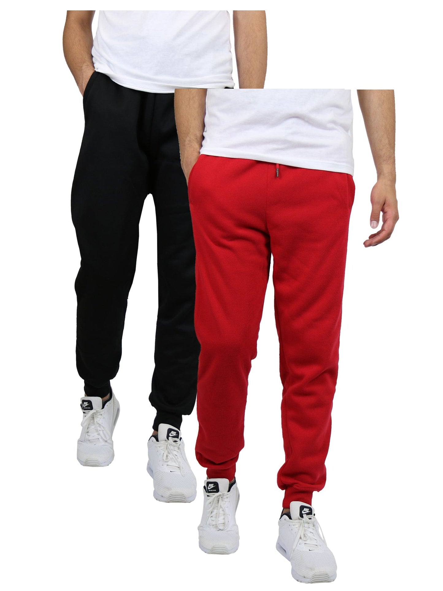Galaxy By Harvic Men's Fleece Jogger Sweatpants (2-Pack ) - GalaxybyHarvic