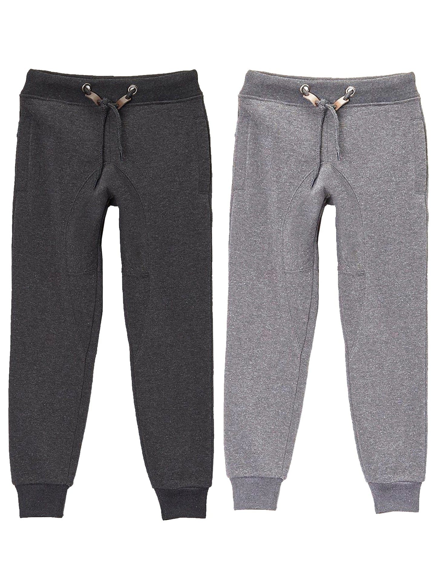 Boy's Slim-Fit Fleece Jogger Sweatpants (2-Pack) - GalaxybyHarvic
