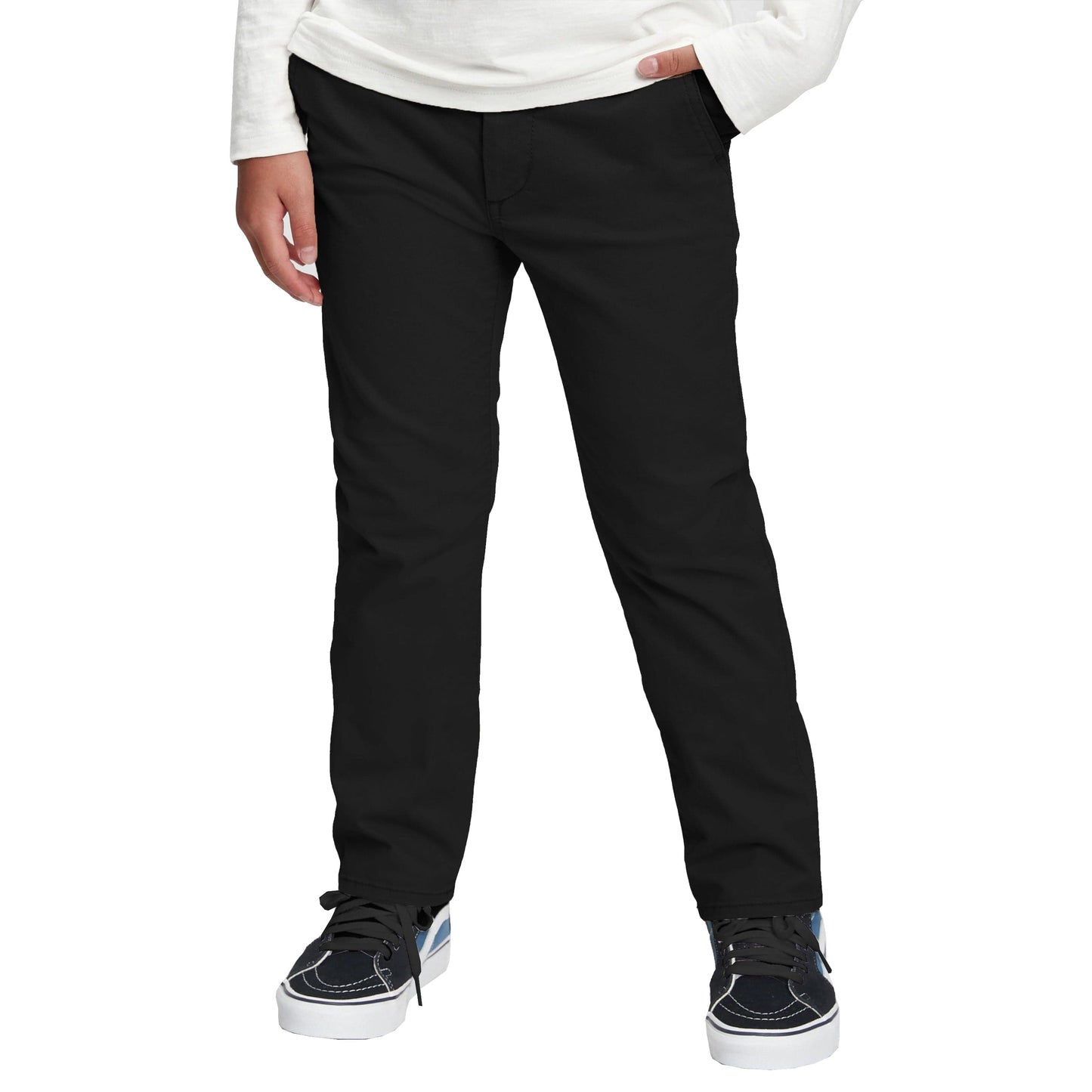 Boy's Stretch Slim Fit Flat Front Pants - GalaxybyHarvic