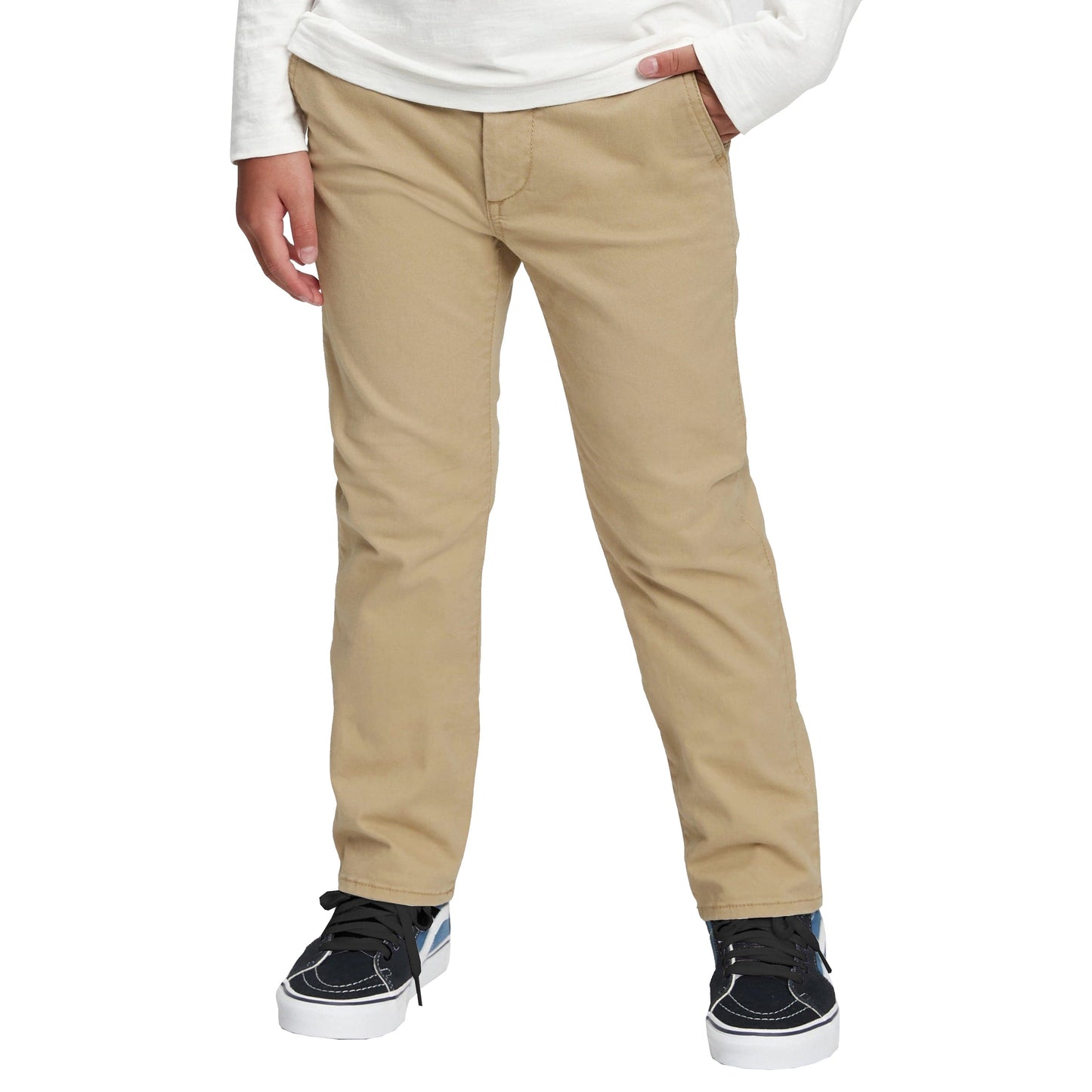 Boy's Stretch Slim Fit Flat Front Pants - GalaxybyHarvic