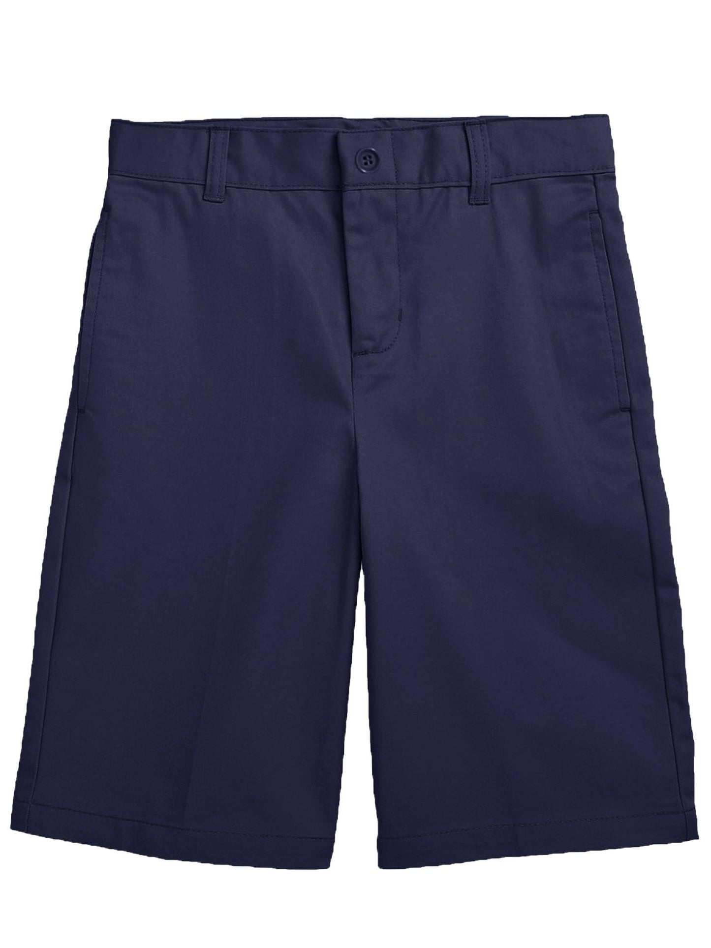 Boys Flat Front Twill School Uniform Shorts - GalaxybyHarvic
