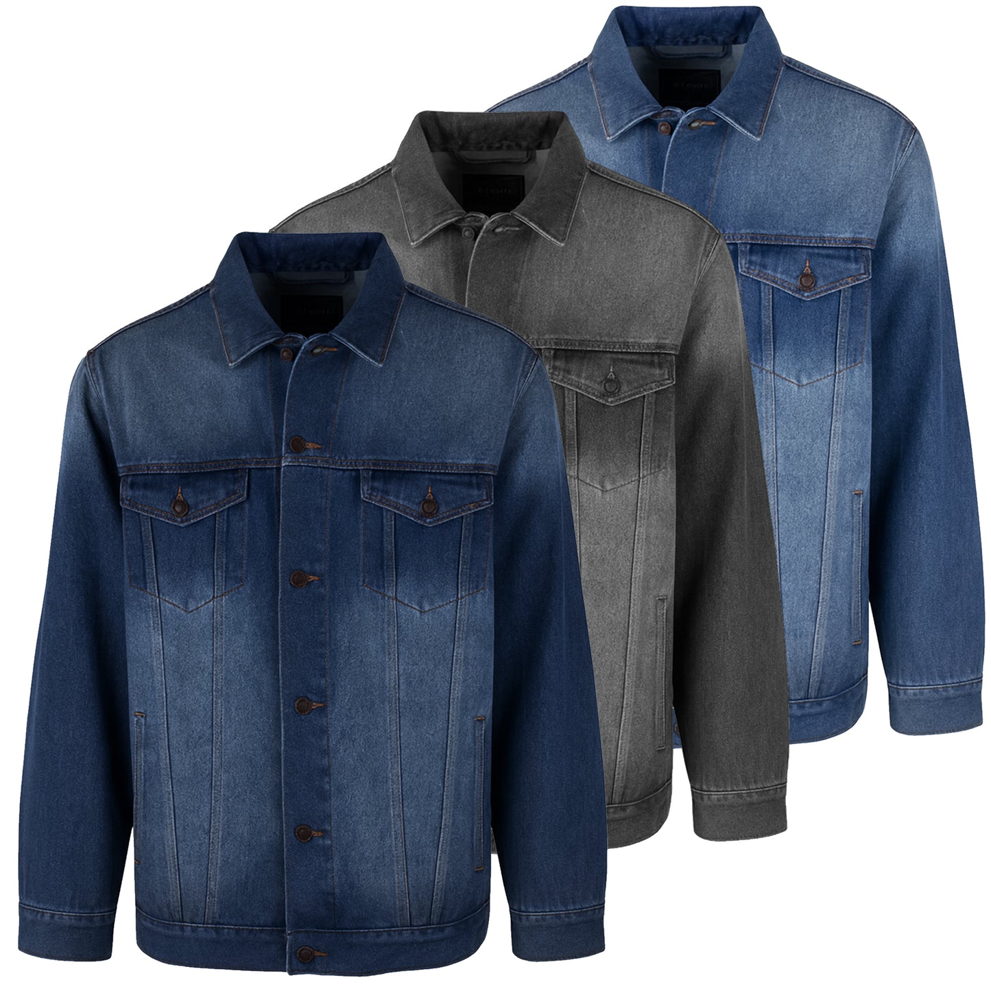 Men’s Regular Fit Classic Denim Jackets (S-2XL)