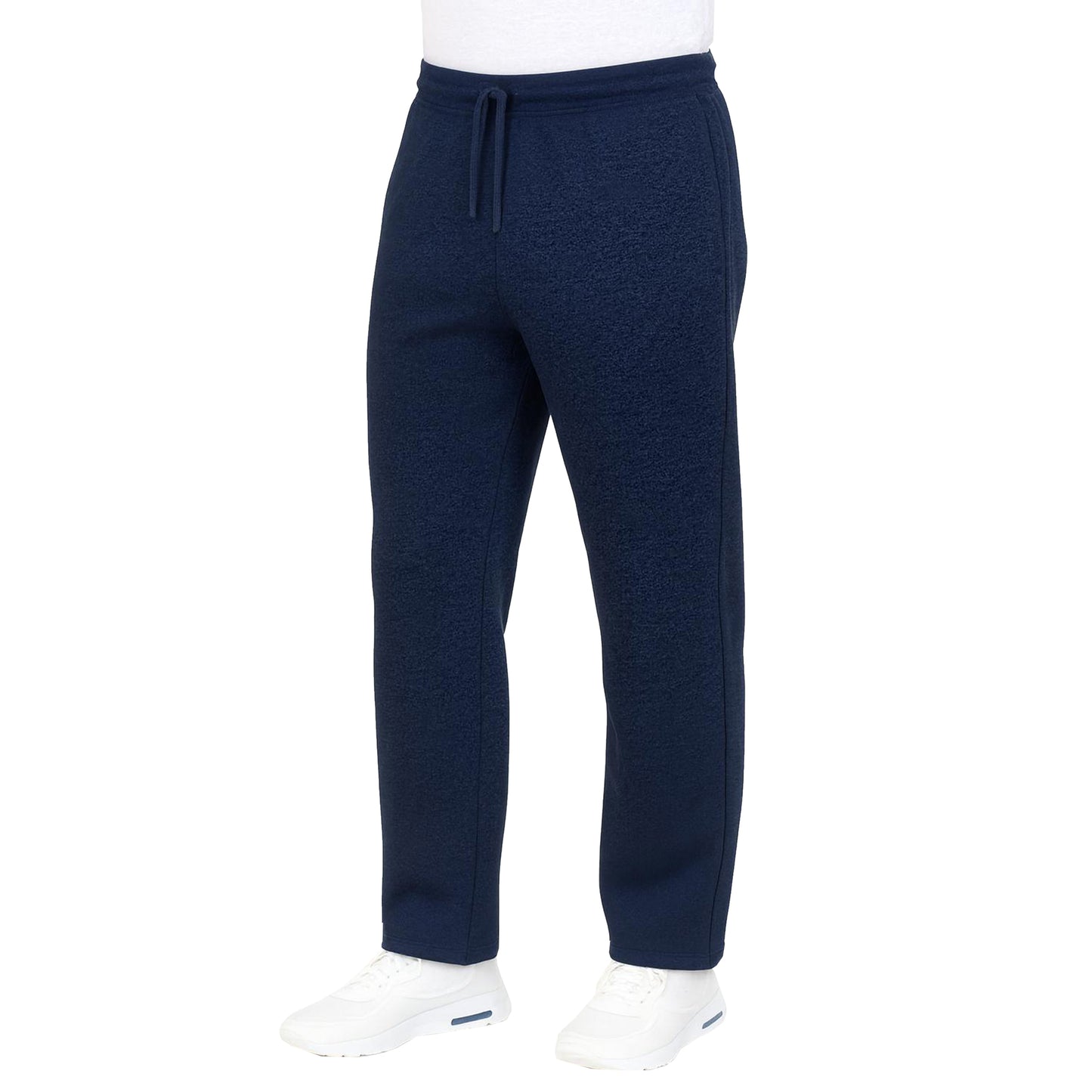Men's Classic Heavyweight Fleece Sweatpants with Open Bottom (S-3XL)
