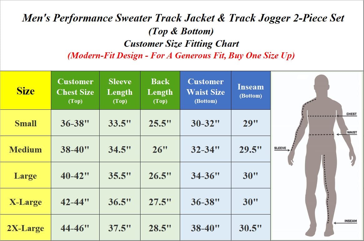 Men's Moisture Wicking Stretch Performance Top & Bottom 2-Piece Dry Fit Active Set - GalaxybyHarvic