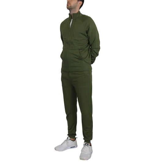 Men's Moisture Wicking Stretch Performance Top & Bottom 2-Piece Dry Fit Active Set - GalaxybyHarvic