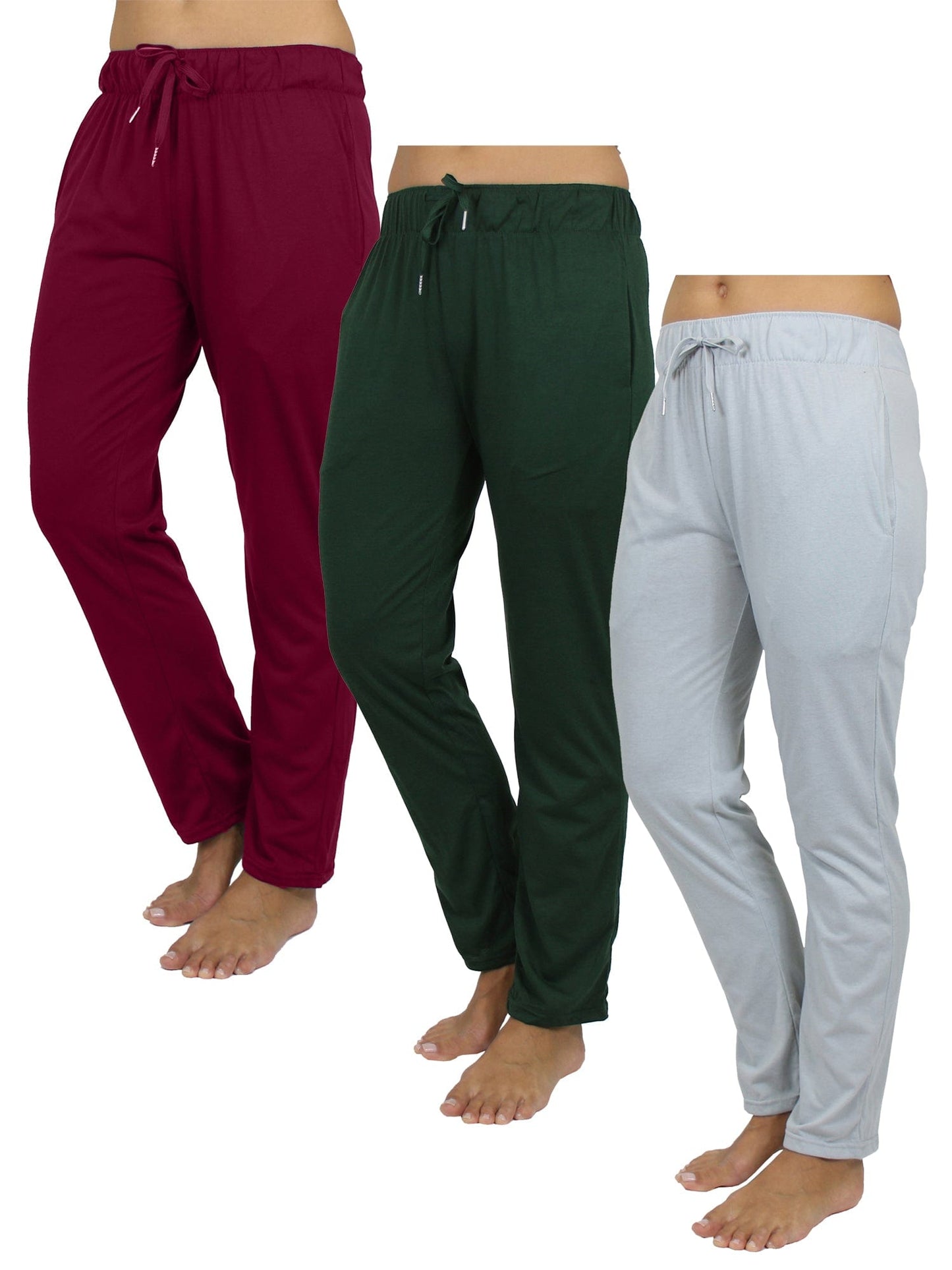 Women's 3 Pack Loose Fit Classic Lounge Pants (Sizes, S-3XL) - GalaxybyHarvic