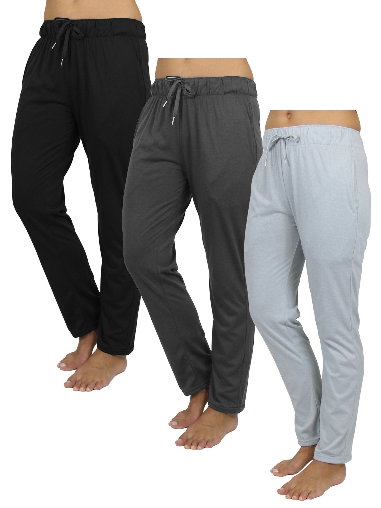 Women's 3 Pack Loose Fit Classic Lounge Pants (Sizes, S-3XL) - GalaxybyHarvic