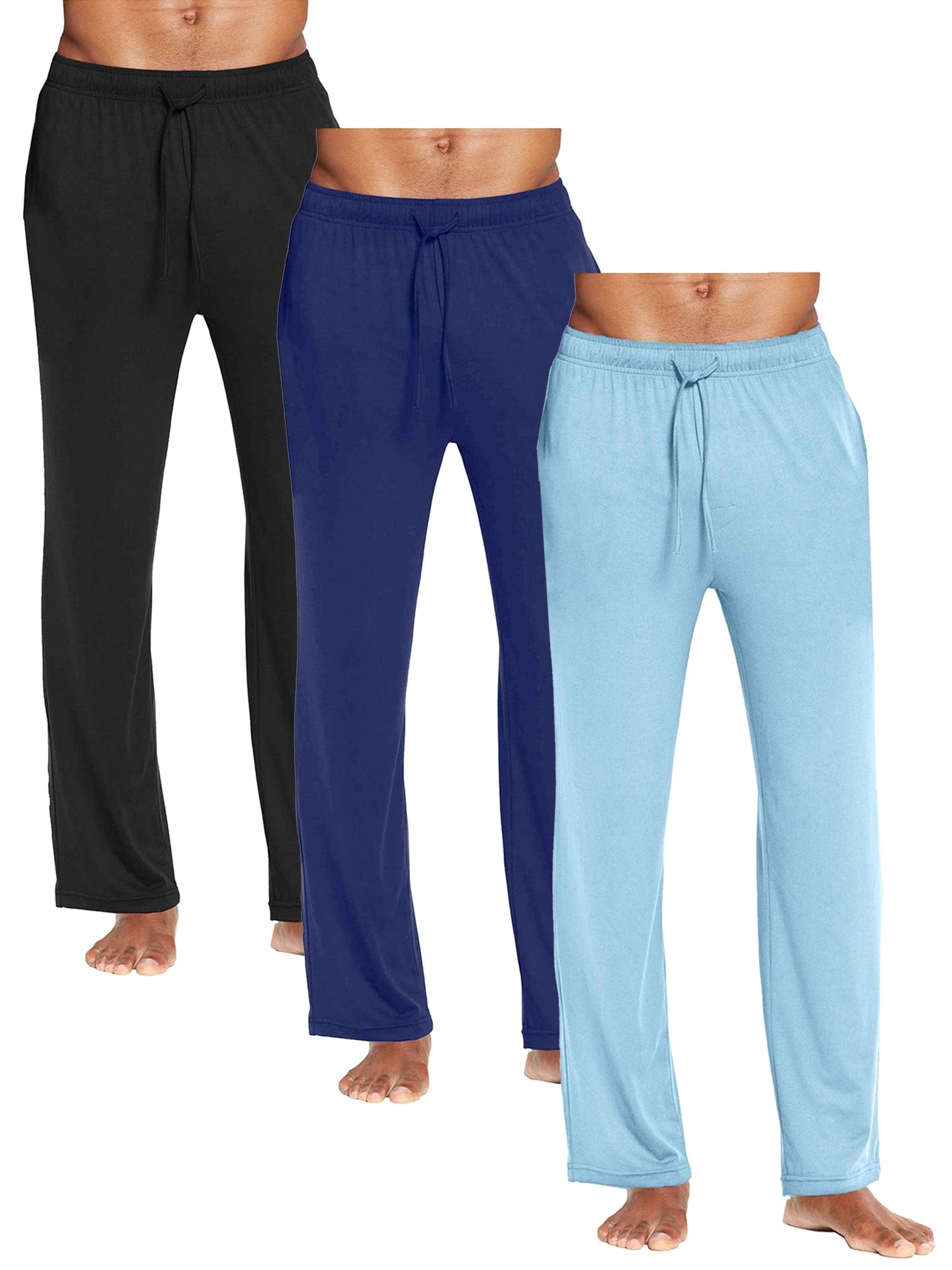 3-Pack Men's Classic Lounge Pants (Sizes, S-3XL) - GalaxybyHarvic