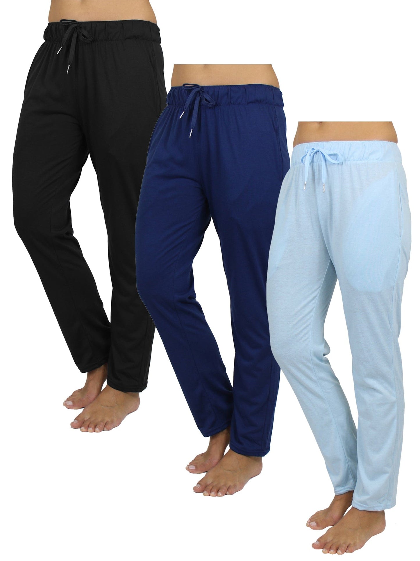 Women's 3 Pack Loose Fit Classic Lounge Pants (Sizes, S-3XL) - GalaxybyHarvic