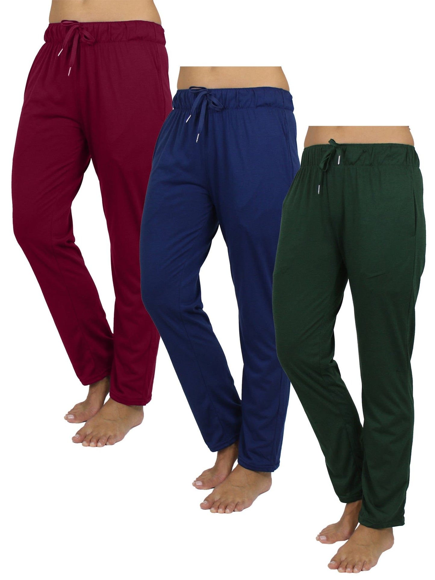 Women's 3 Pack Loose Fit Classic Lounge Pants (Sizes, S-3XL) - GalaxybyHarvic