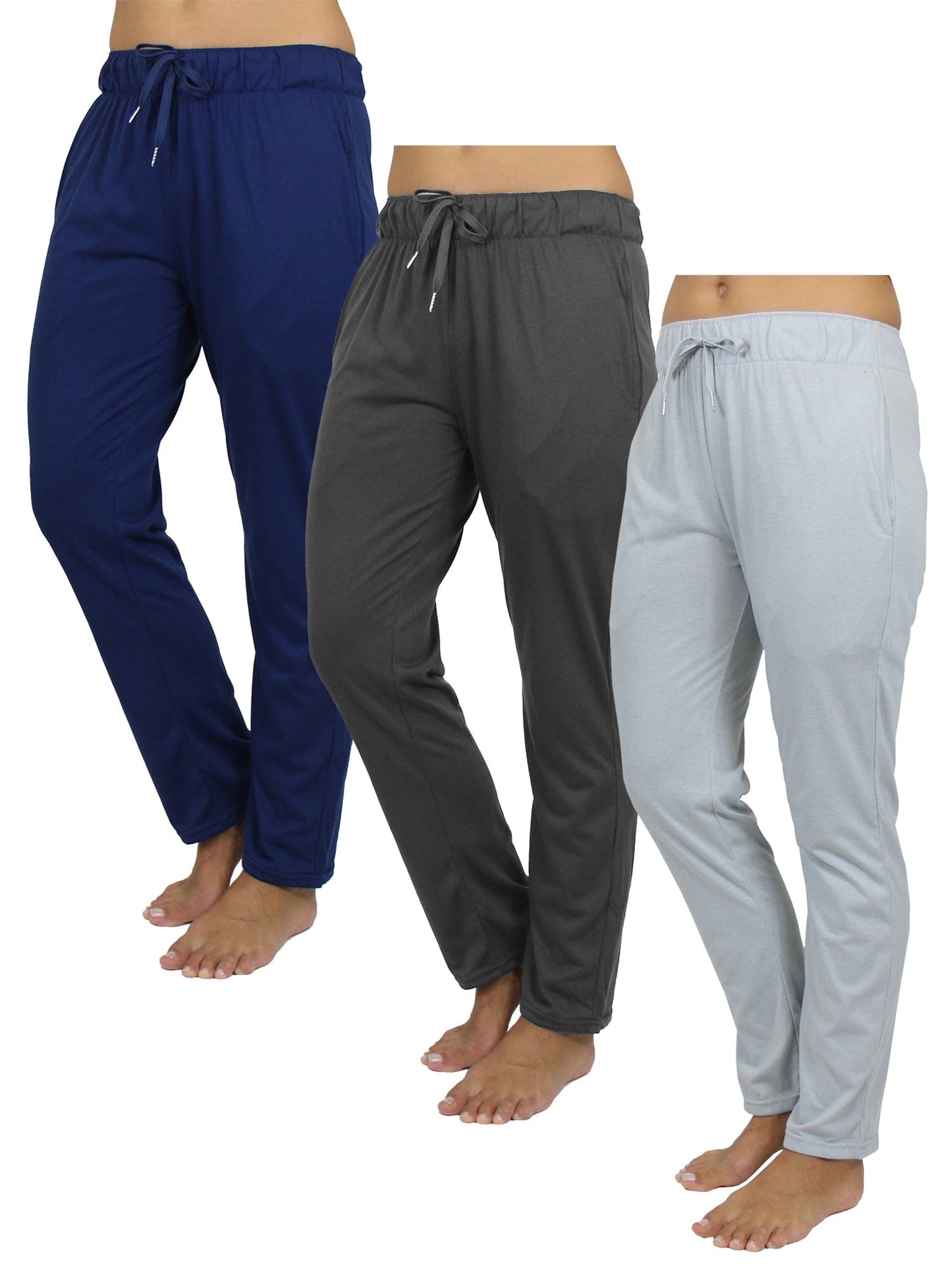 Women's 3 Pack Loose Fit Classic Lounge Pants (Sizes, S-3XL) - GalaxybyHarvic
