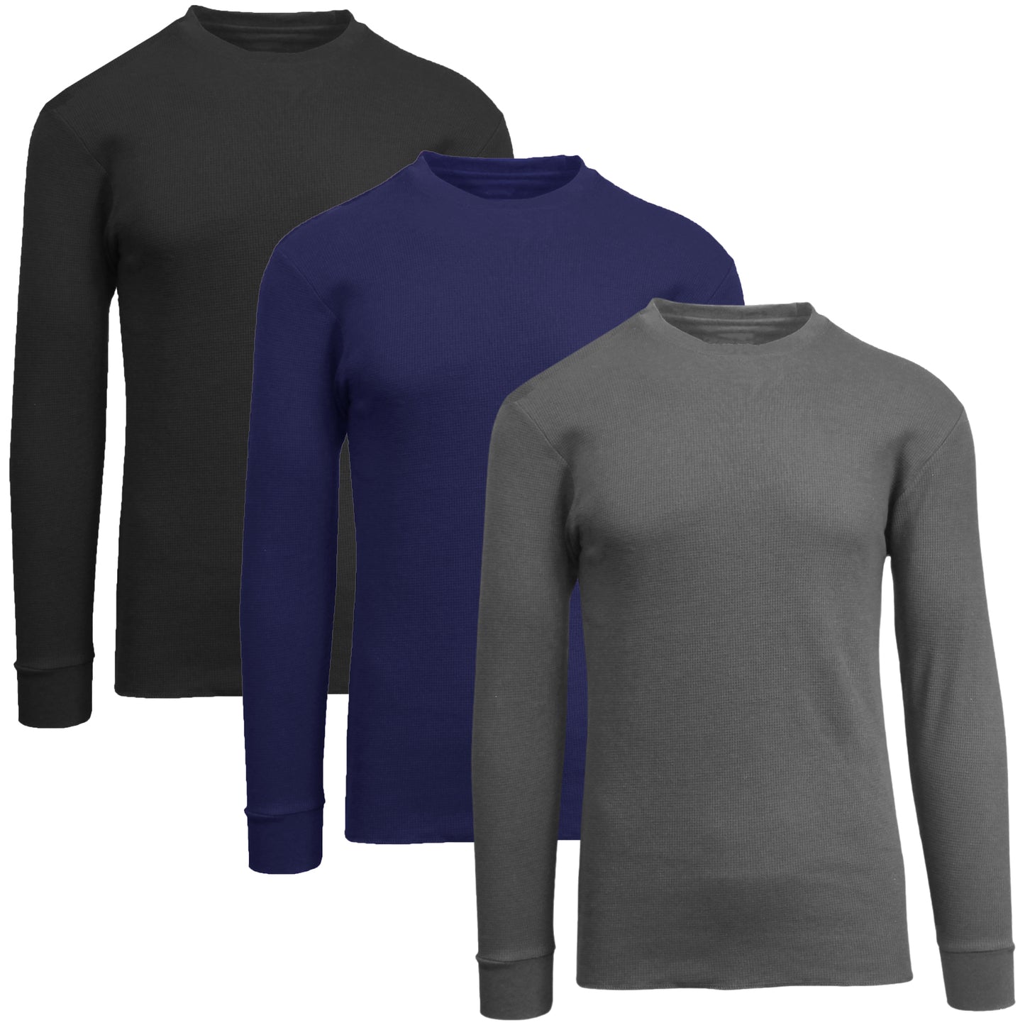 Men's Long Sleeve Thermal Shirts (3-Pack)
