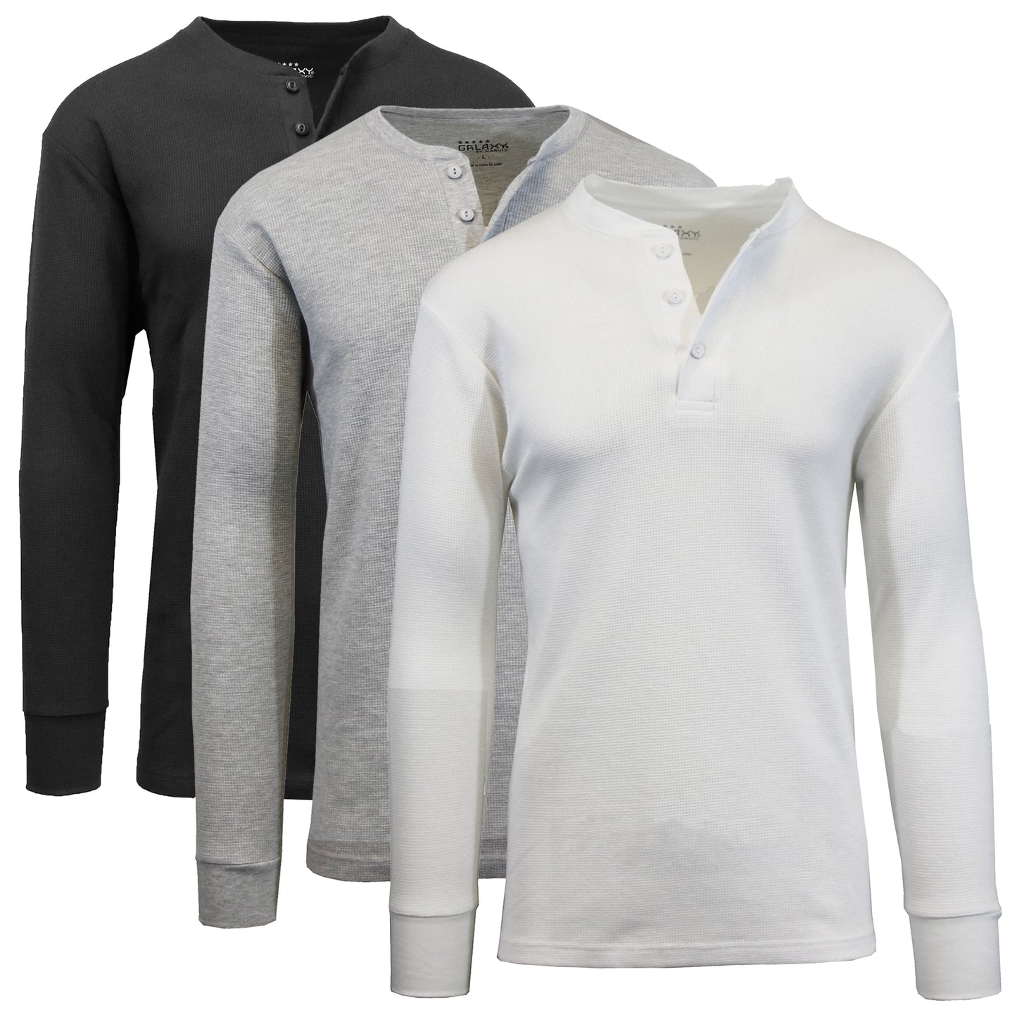 Men's Long Sleeve Thermal Shirts (3-Pack)