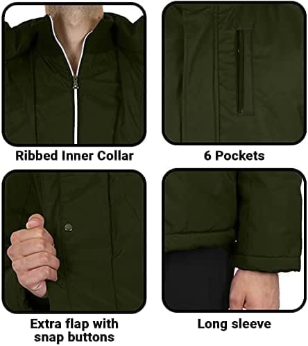 Men's Heavyweight Presidential Jacket With Detachable Hood - GalaxybyHarvic