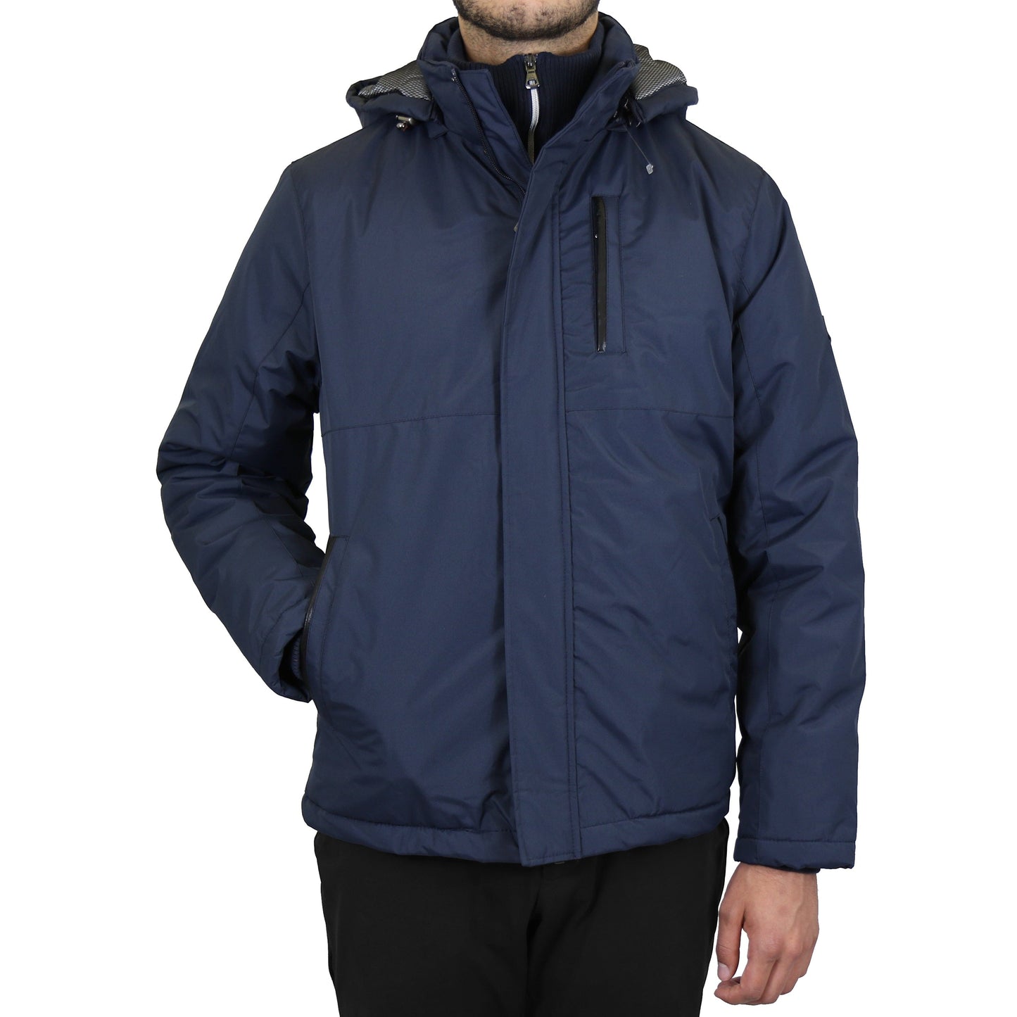 Men's Heavyweight Presidential Jacket With Detachable Hood - GalaxybyHarvic