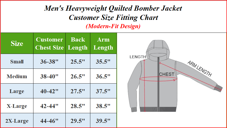 Men’s Quilted Bomber Jacket – Water-Resistant, Modern Fit with Ribbed Trim & Multiple Pockets