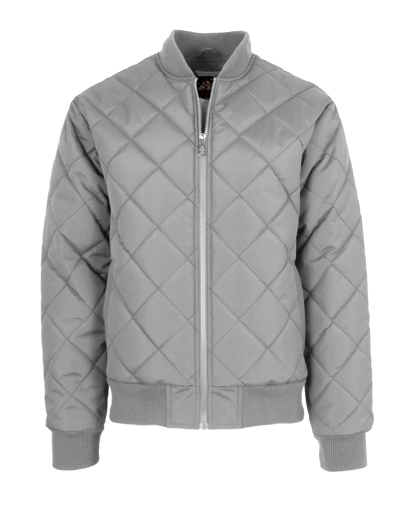 Men’s Quilted Bomber Jacket – Water-Resistant, Modern Fit with Ribbed Trim & Multiple Pockets