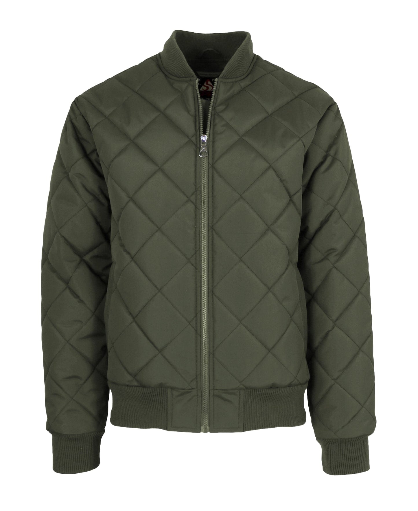 Men’s Quilted Bomber Jacket – Water-Resistant, Modern Fit with Ribbed Trim & Multiple Pockets