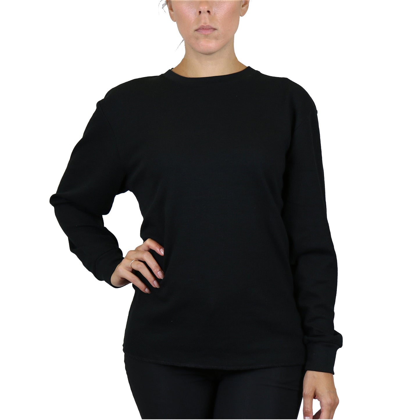 5-Pack Women's Long Sleeve Oversize Loose Fit Thermal Shirts (Sizes, S-5XL) - GalaxybyHarvic