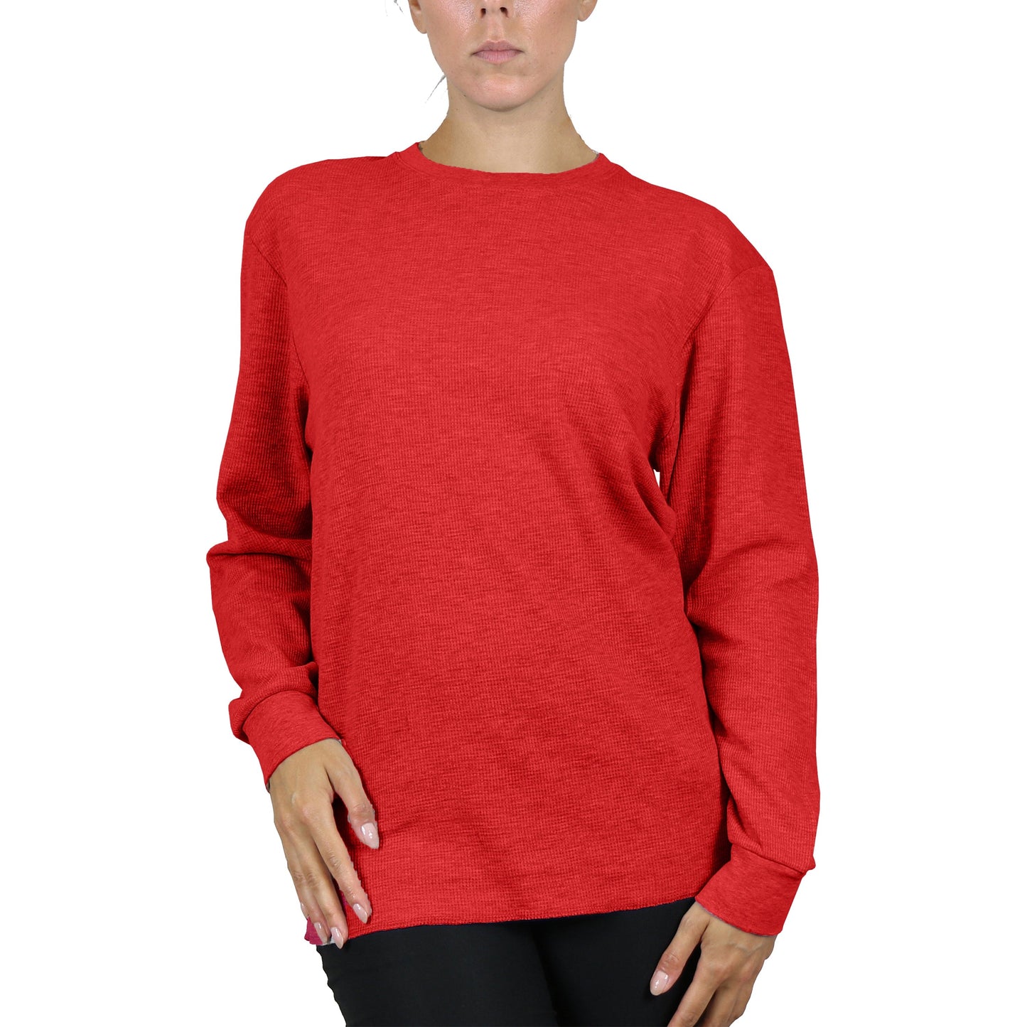 5-Pack Women's Long Sleeve Oversize Loose Fit Thermal Shirts (Sizes, S-5XL) - GalaxybyHarvic