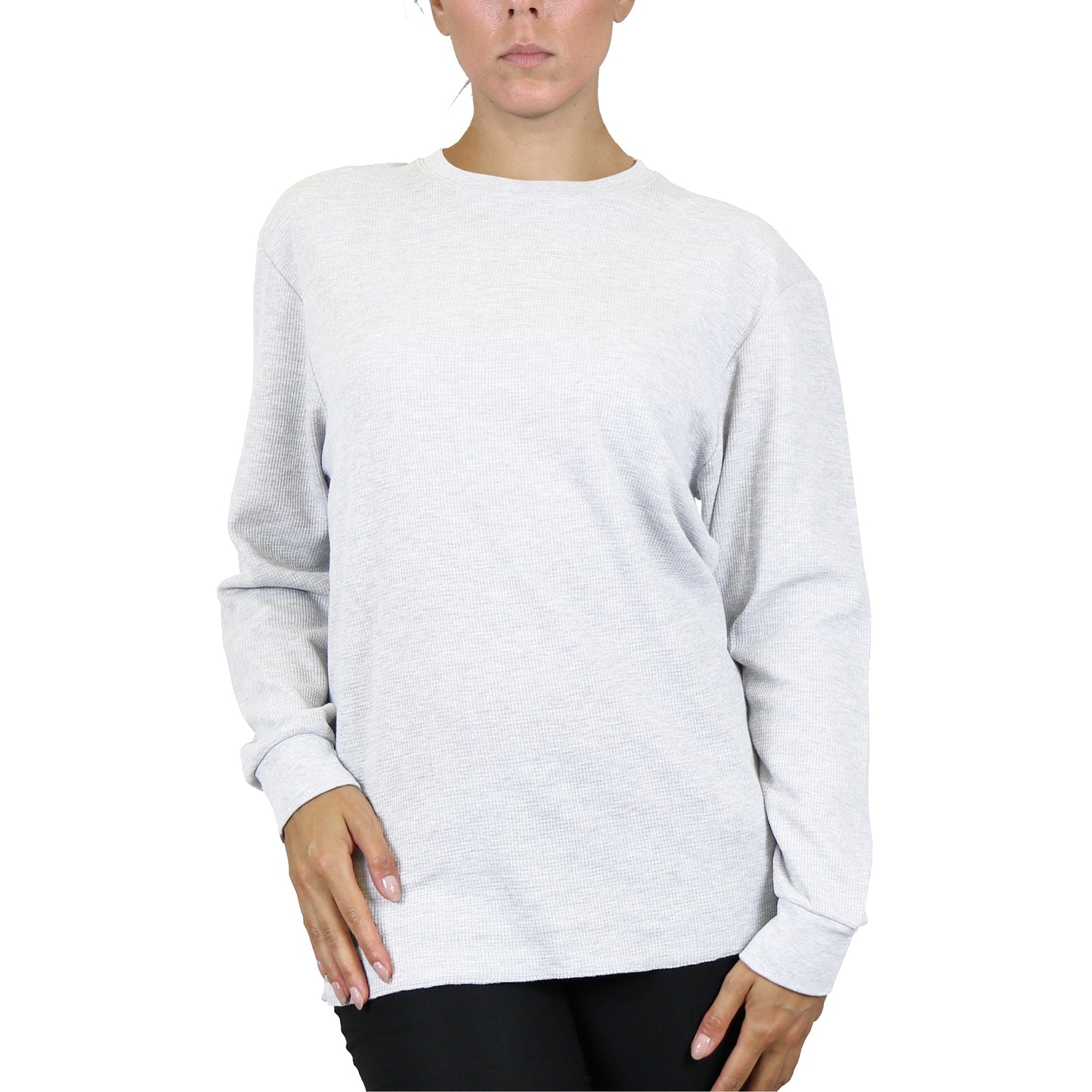 5-Pack Women's Long Sleeve Oversize Loose Fit Thermal Shirts (Sizes, S-5XL) - GalaxybyHarvic