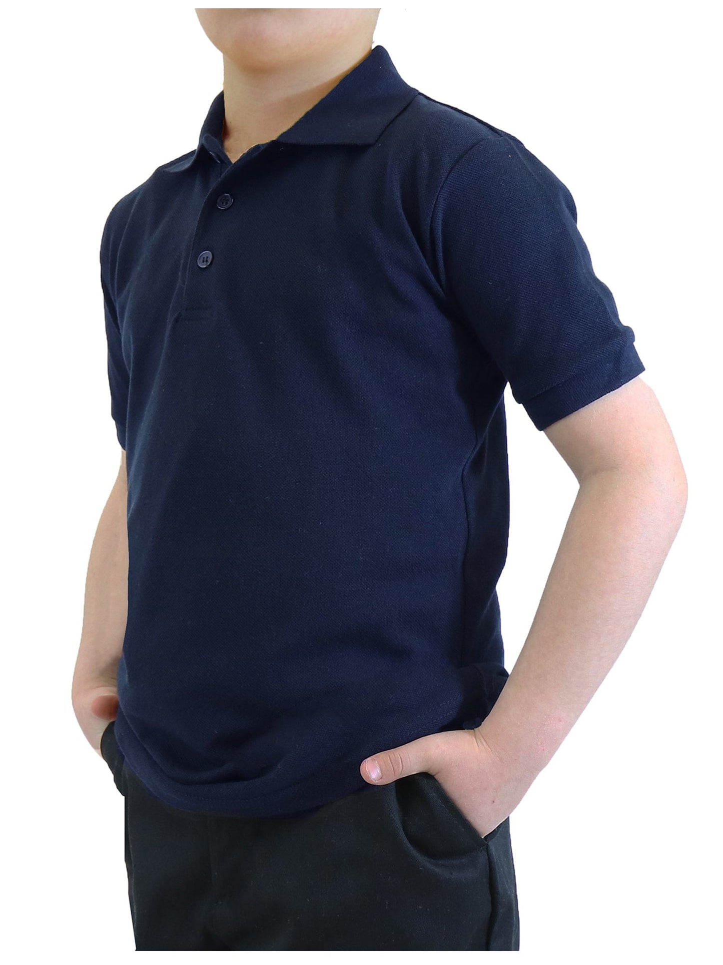 Boy's (3-PACK) Short Sleeve Polo Shirt (Sizes 8-20) - GalaxybyHarvic