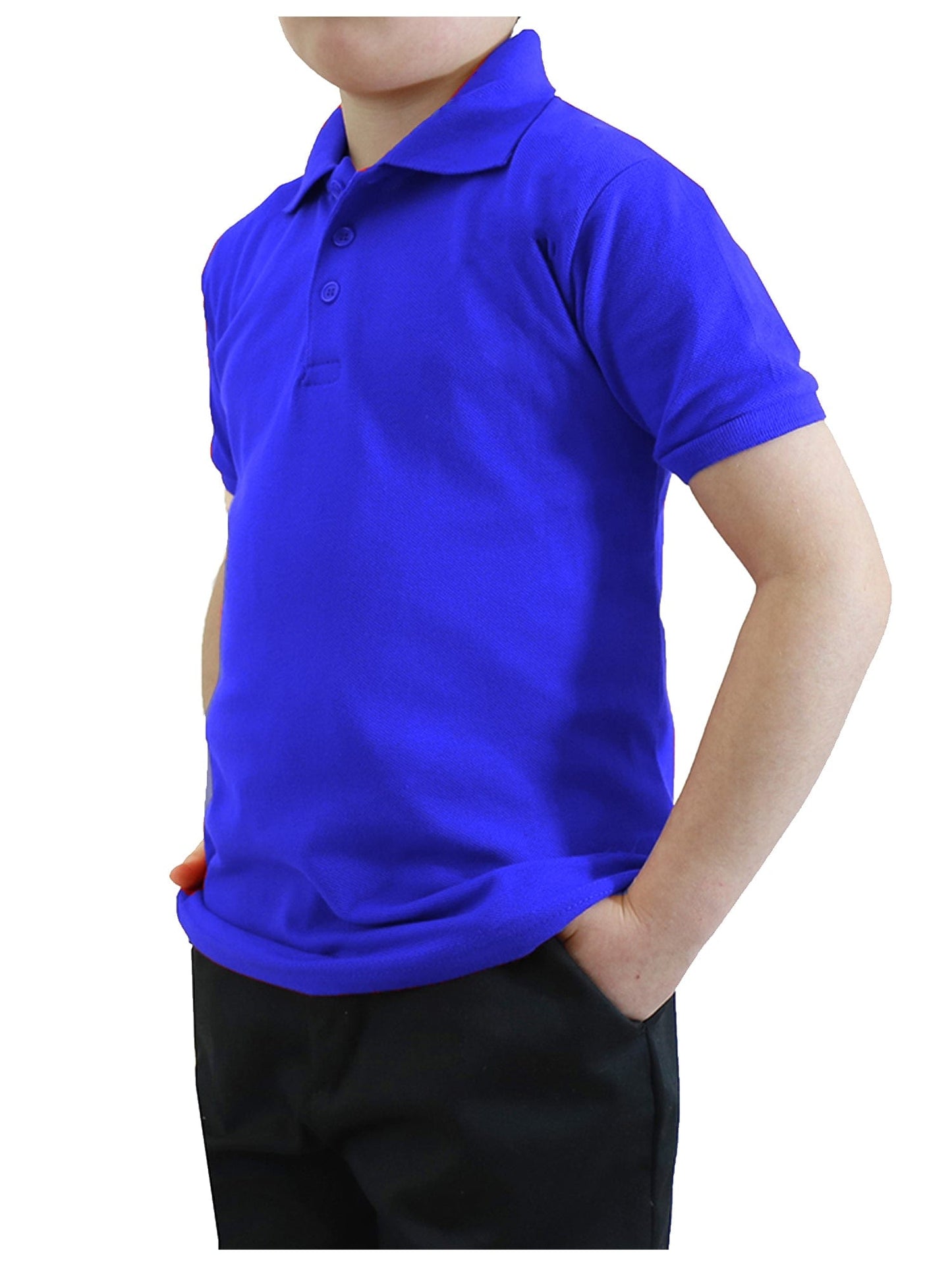 Young Boy's (3-PACK) Short Sleeve Polo Shirt (Sizes 4-7) - GalaxybyHarvic