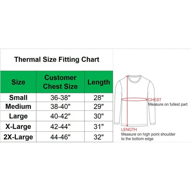Men's Thermal Crew Neck Shirt - GalaxybyHarvic