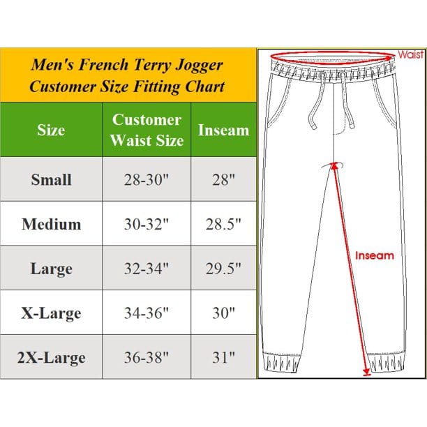 3-Pack Men's Fleece & French Terry Slim-Fit Jogger (Size, S-2XL) - GalaxybyHarvic