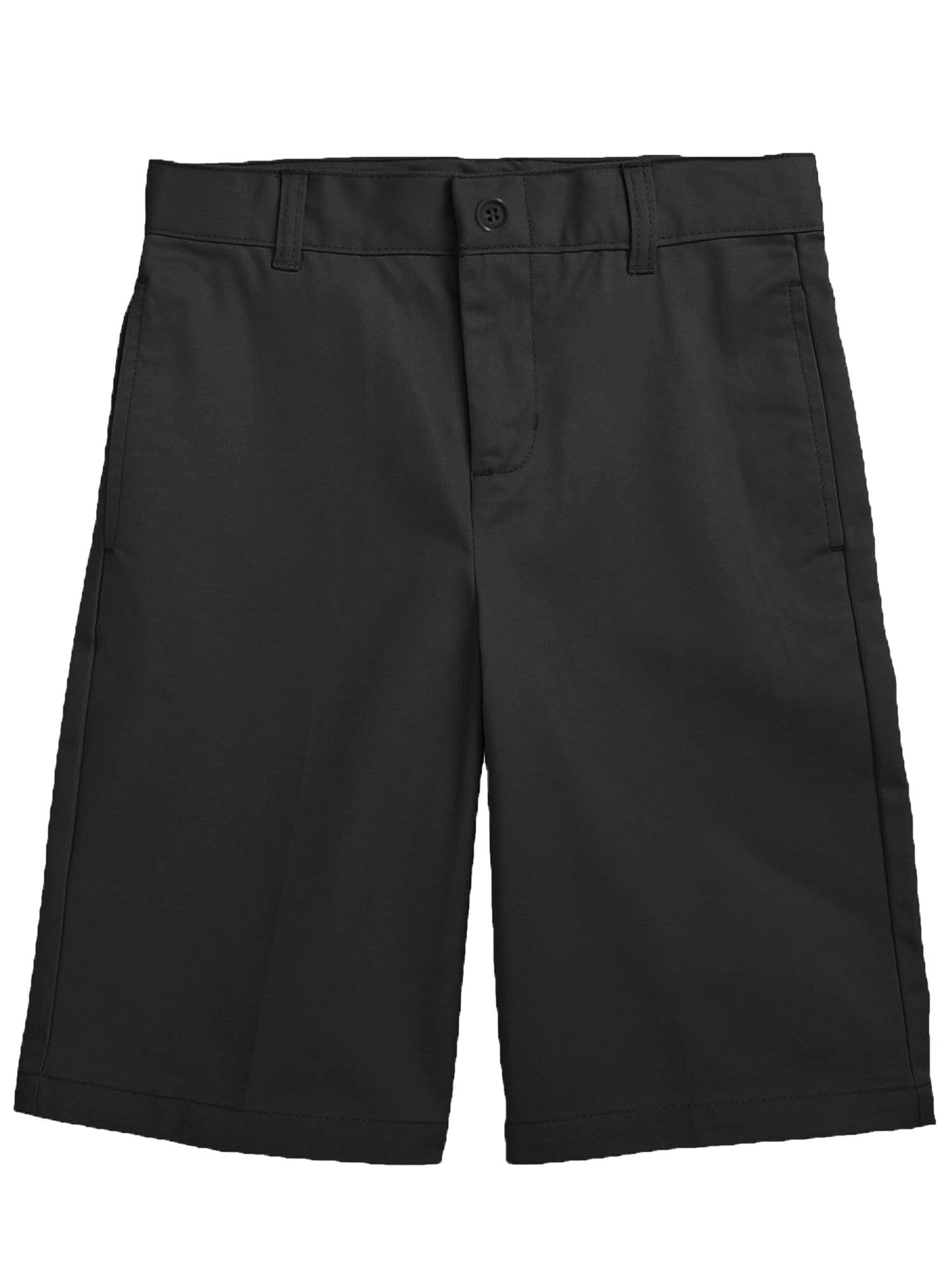 Boys Flat Front Twill School Uniform Shorts - GalaxybyHarvic