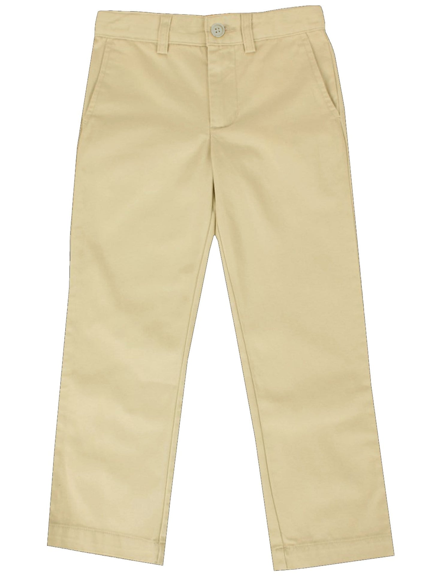 Boys Slim Straight Flat Front School Uniform Pants - GalaxybyHarvic