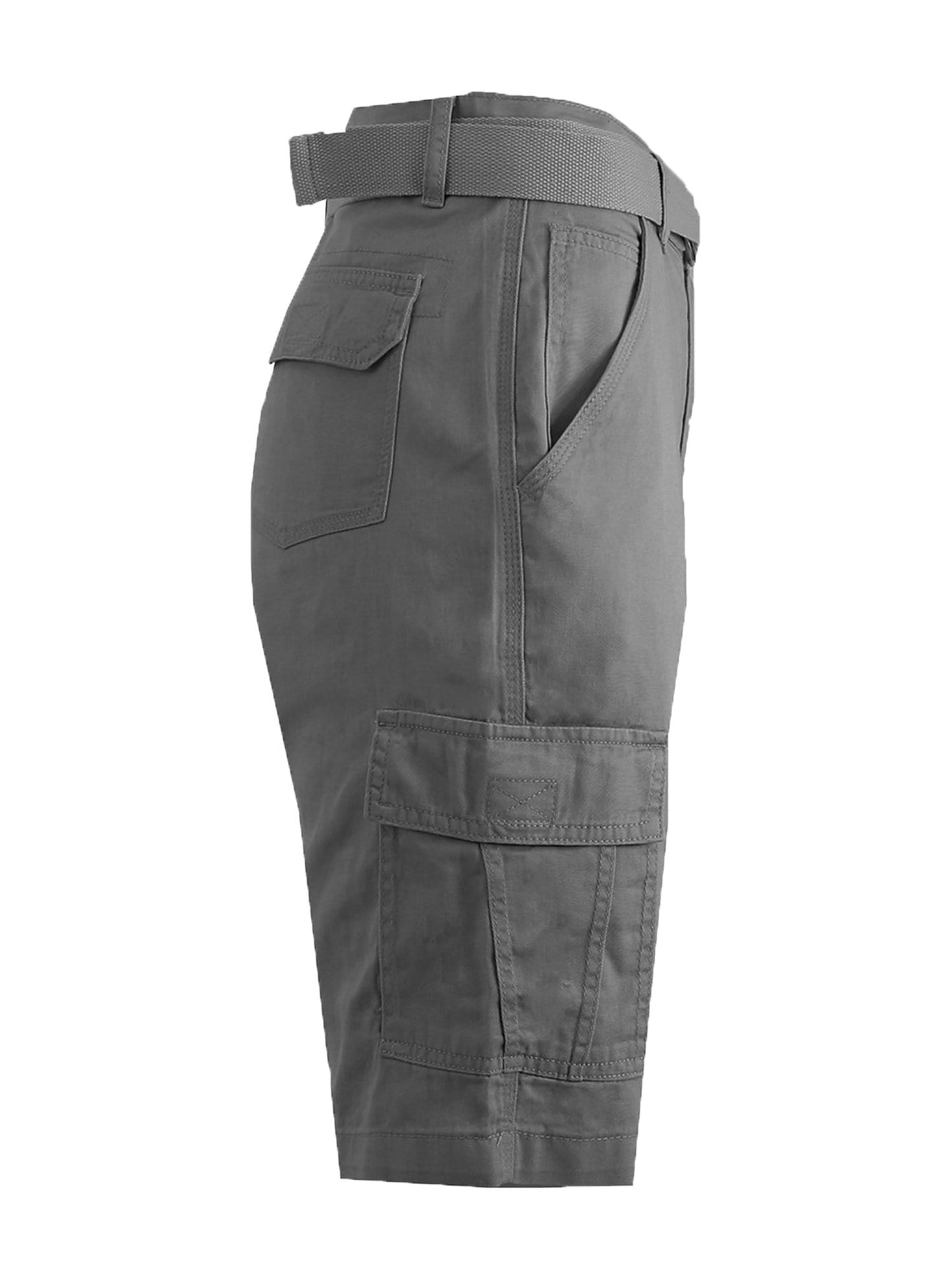 Men's Cotton Belted Cargo Shorts - GalaxybyHarvic
