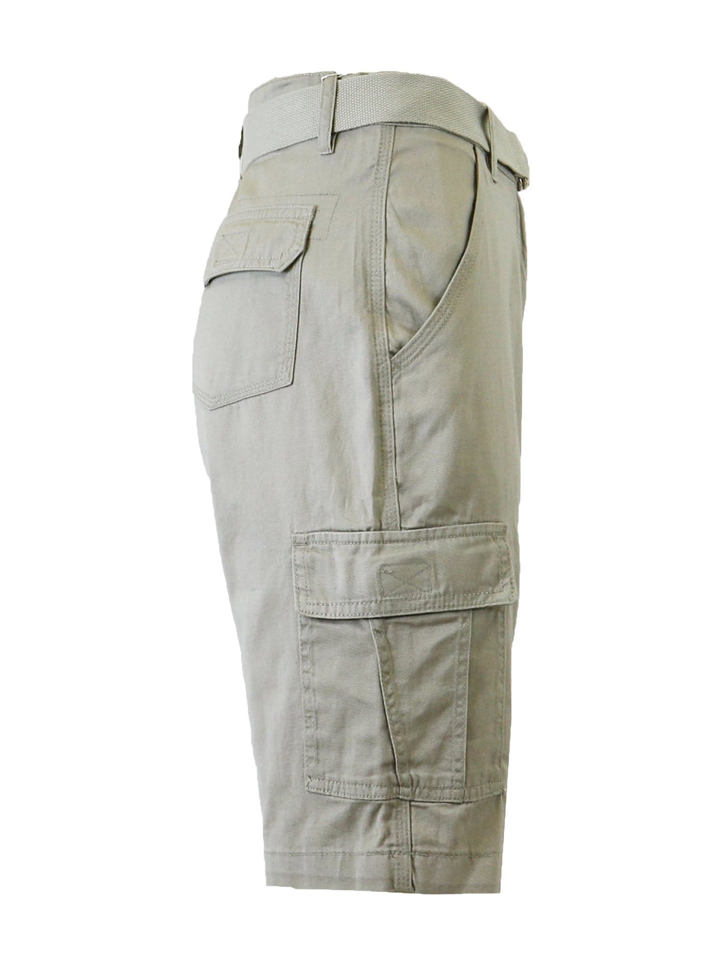 Men's Cotton Belted Cargo Shorts - GalaxybyHarvic