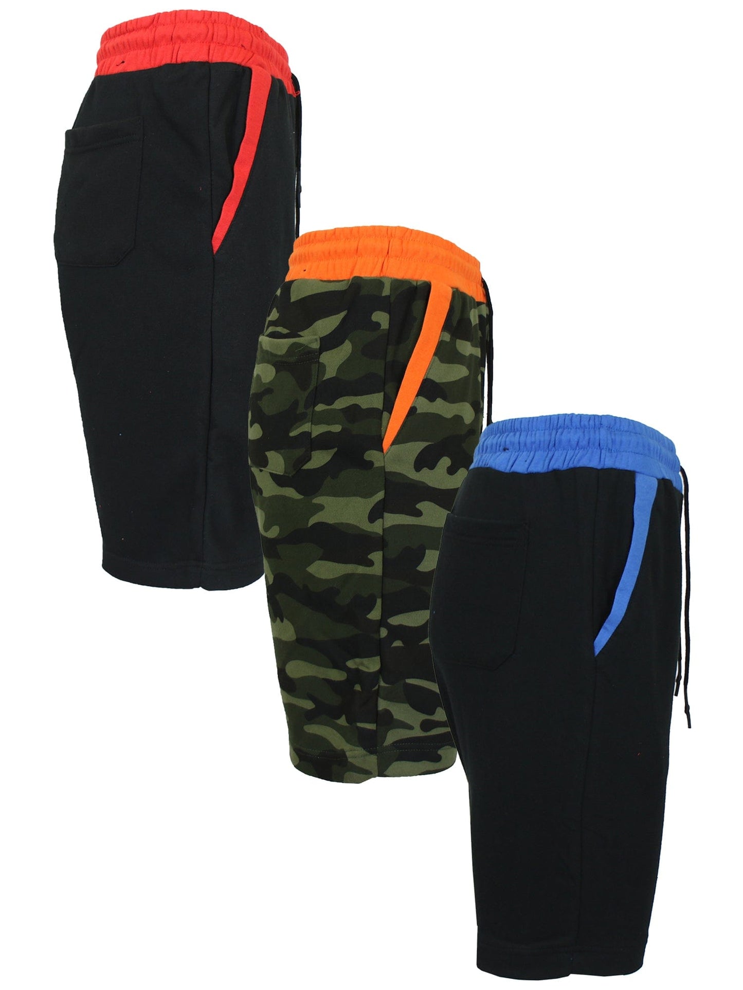 3-PACK Men's French Terry Sweat Shorts Casual Summer Set - GalaxybyHarvic