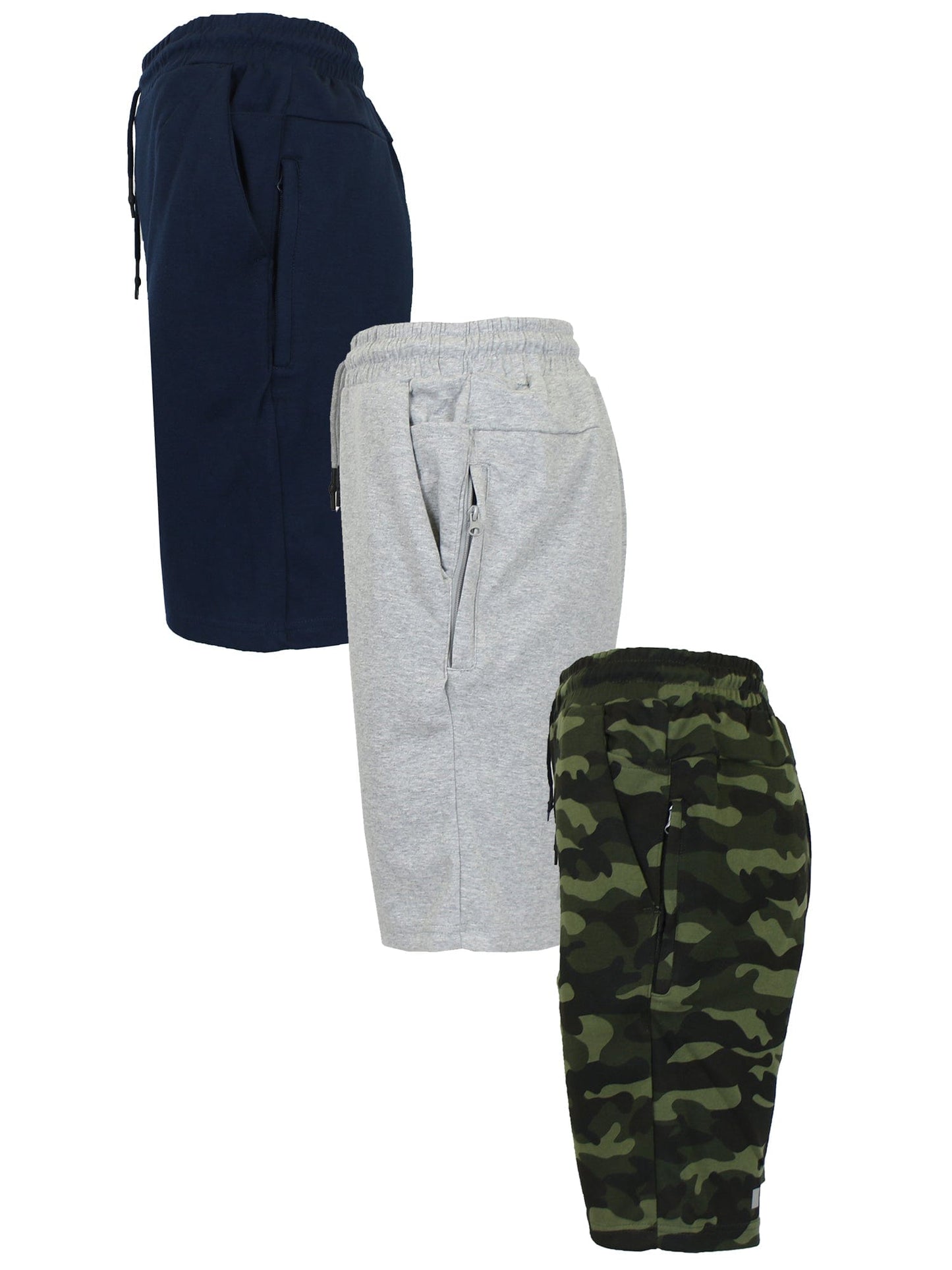 3-PACK Women's Tech Fleece Performance Active Shorts Set - GalaxybyHarvic