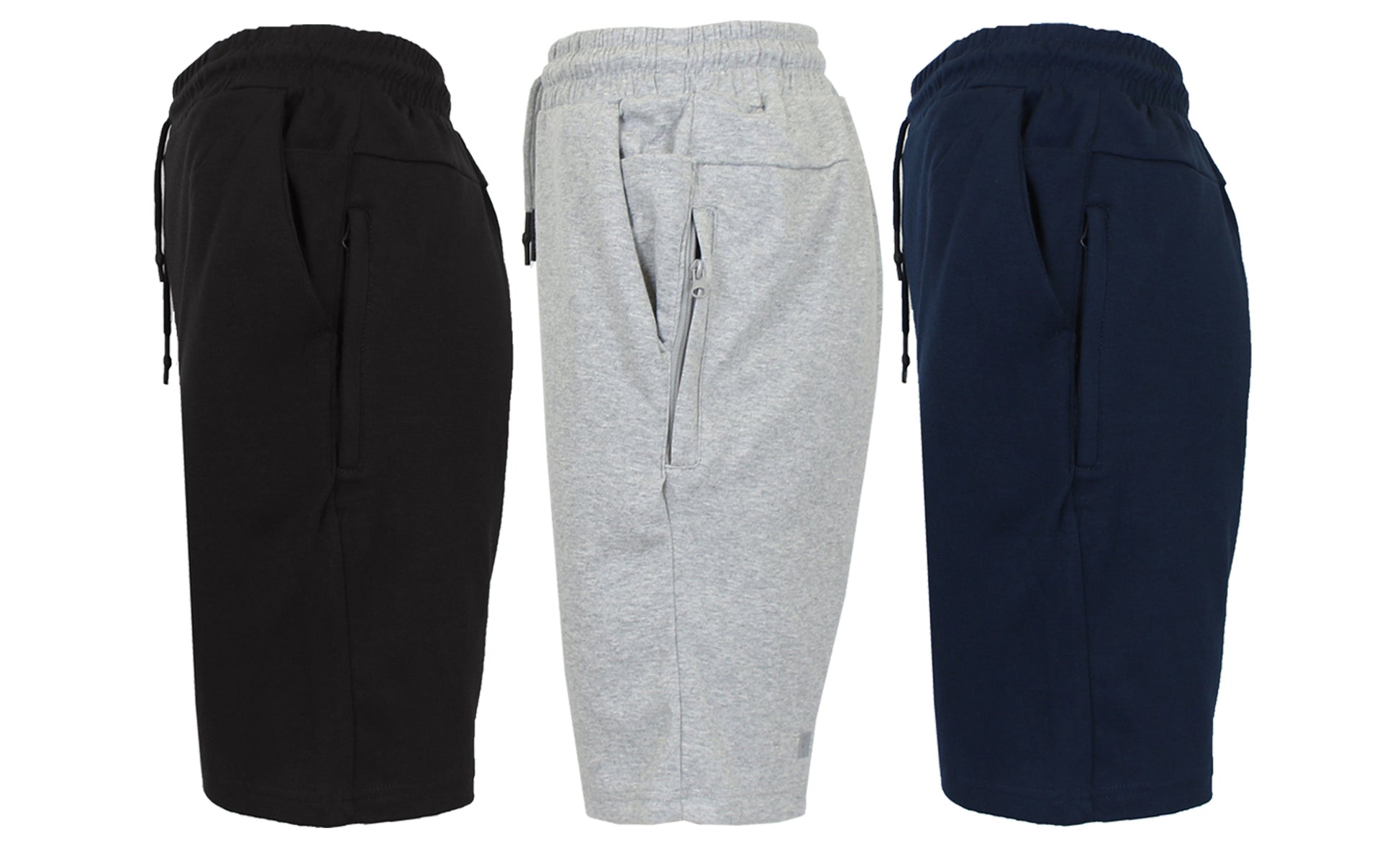 3-PACK Men's Tech Fleece Performance Active Shorts Set - GalaxybyHarvic