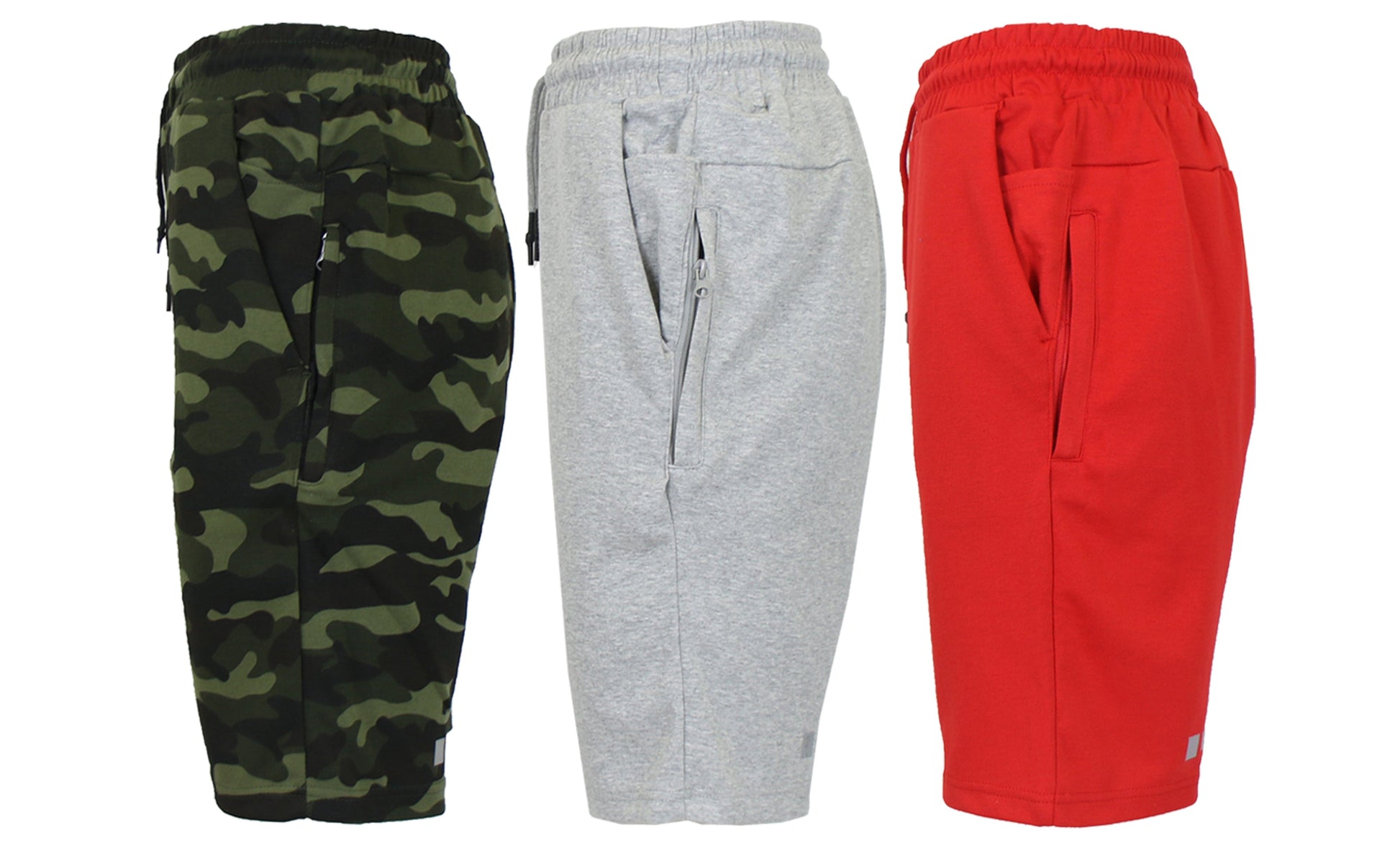 3-PACK Men's Tech Fleece Performance Active Shorts Set - GalaxybyHarvic