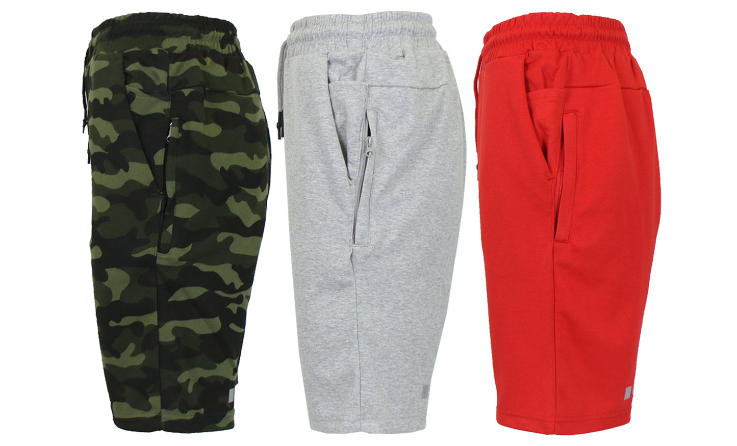 3-PACK Men's Tech Fleece Performance Active Shorts Set - GalaxybyHarvic