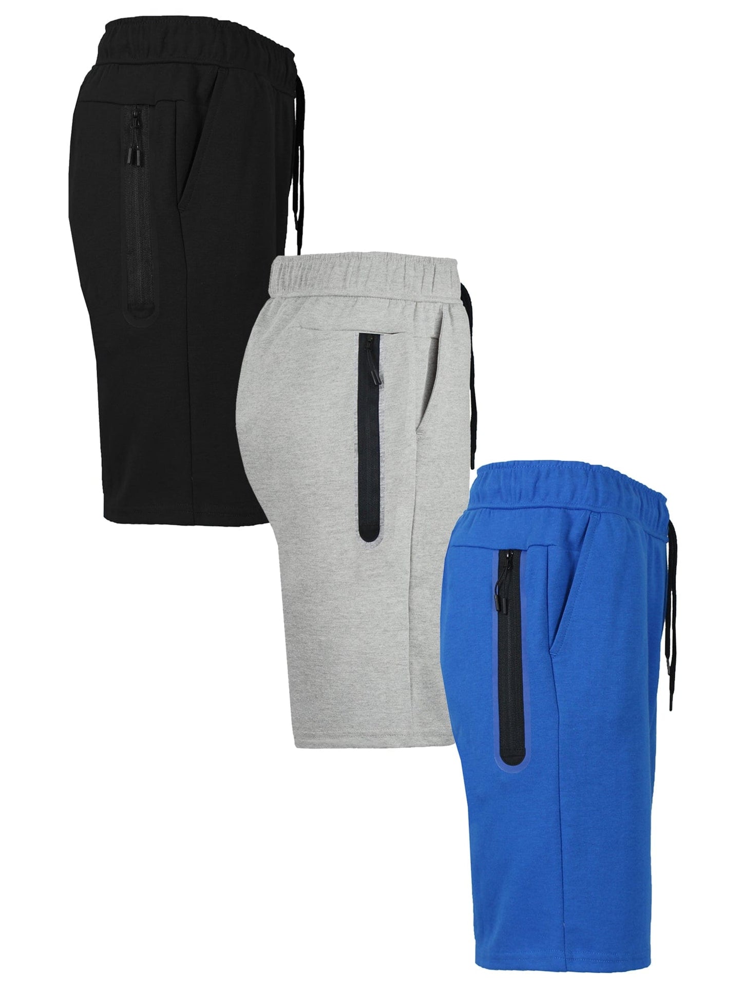 3-PACK Women's Tech Fleece Performance Active Shorts Set - GalaxybyHarvic