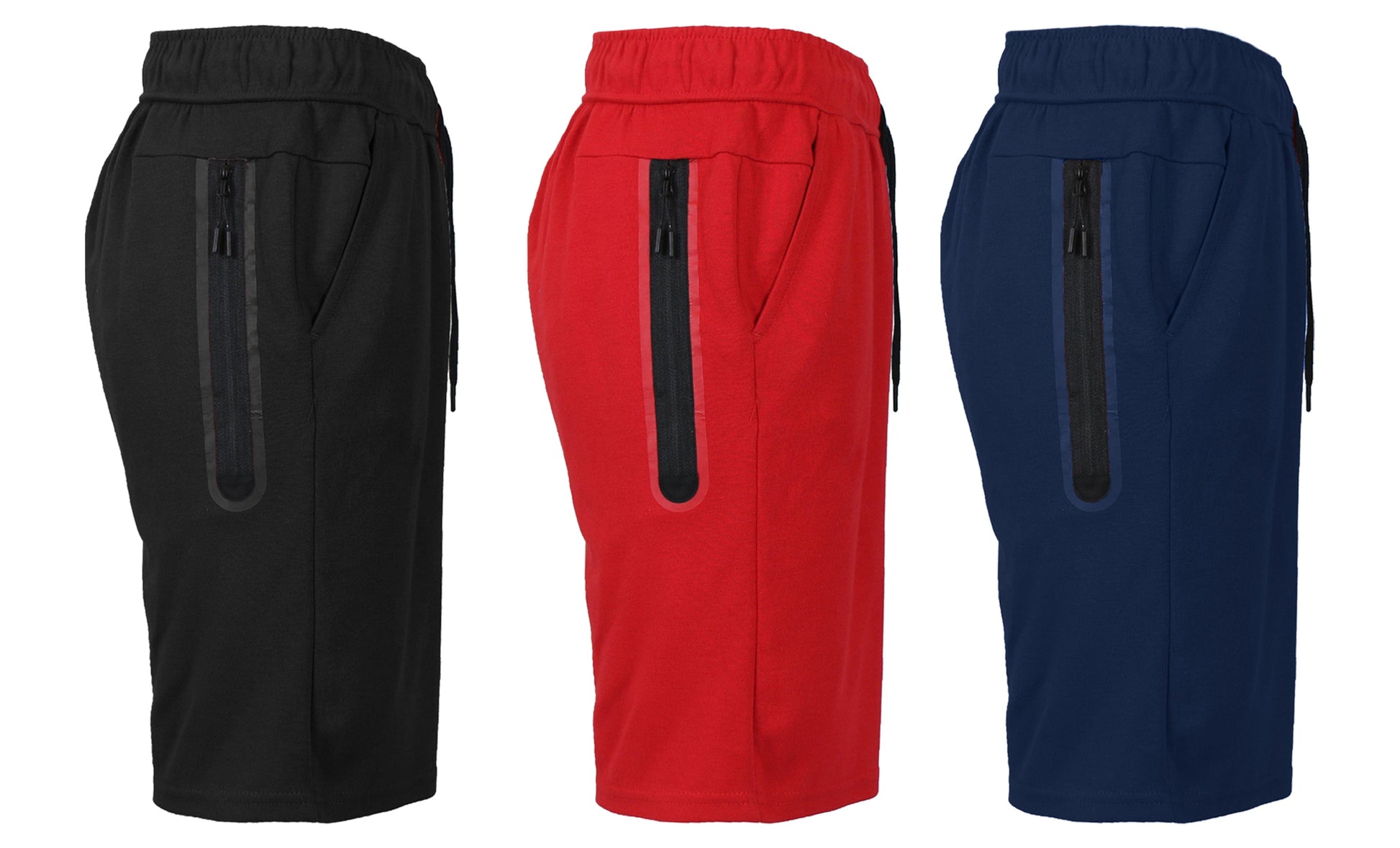 3-PACK Men's Tech Fleece Performance Active Shorts Set - GalaxybyHarvic