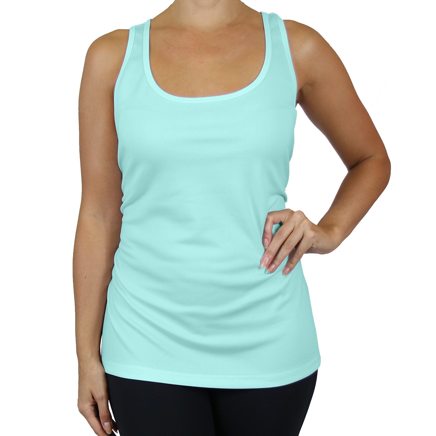 Moisture Wicking Womens Racerback Tanks (S-3XL) - GalaxybyHarvic
