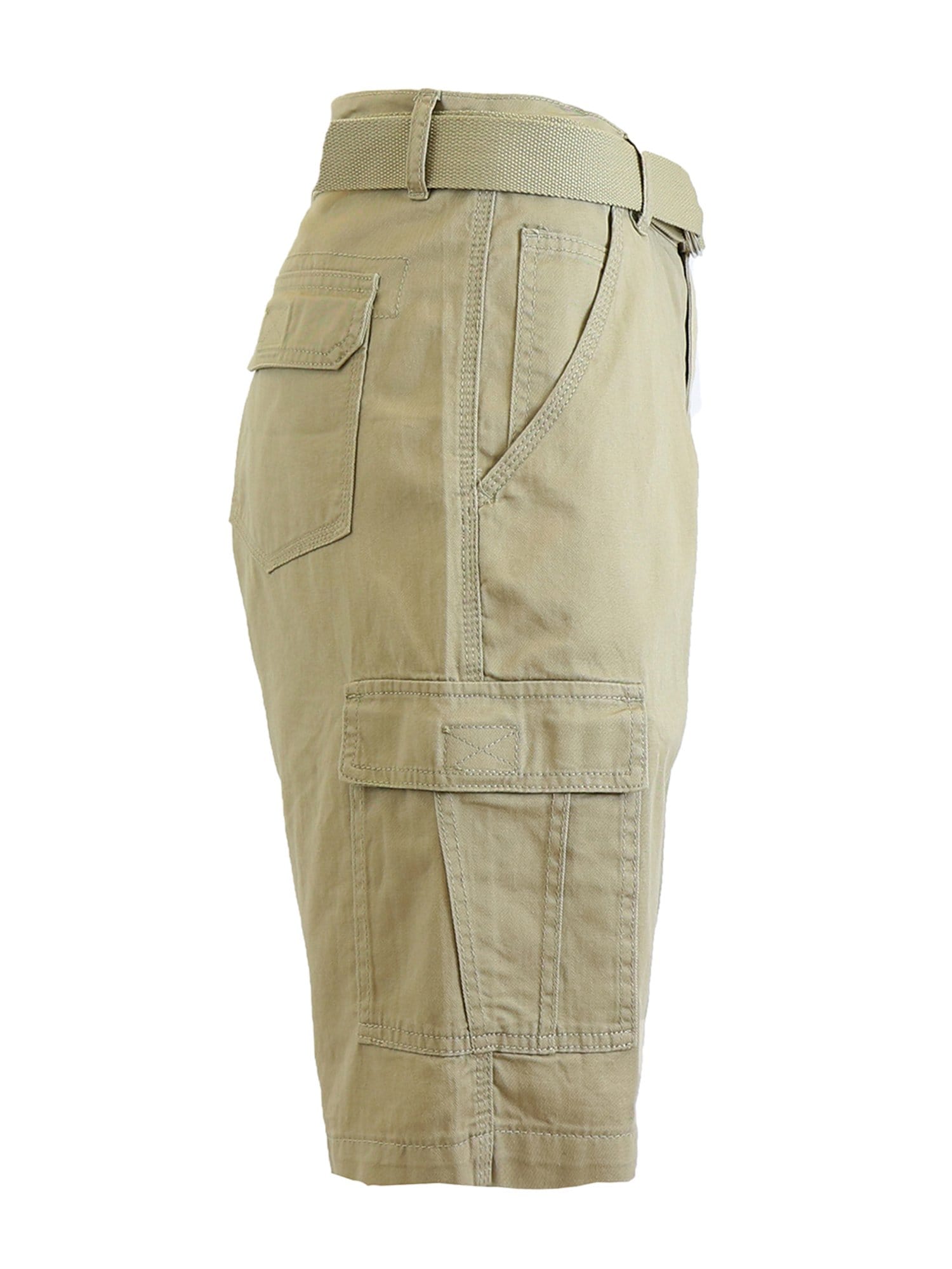 Men's Cotton Belted Cargo Shorts - GalaxybyHarvic