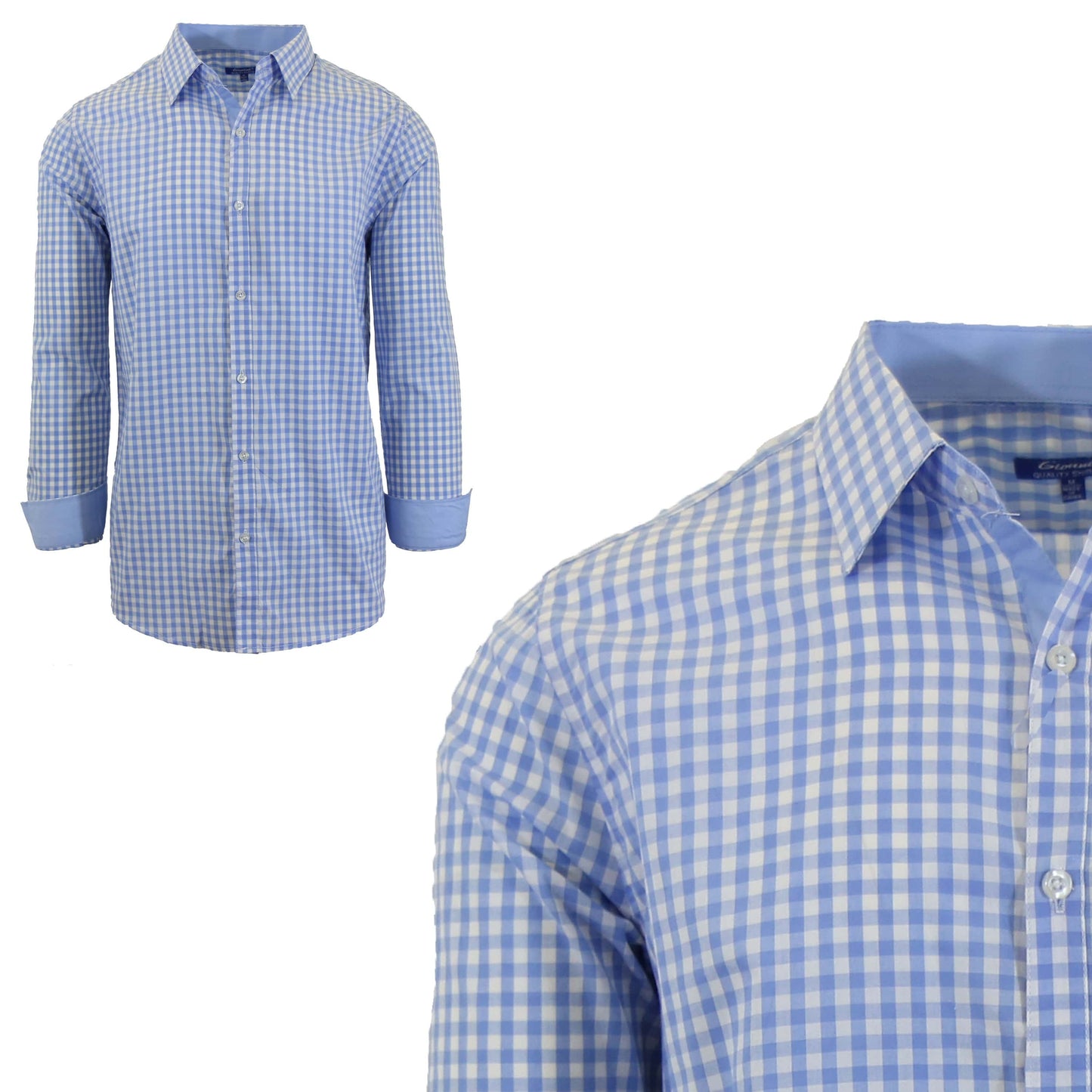 Men's Long Sleeve Cotton Dress Shirts - GalaxybyHarvic