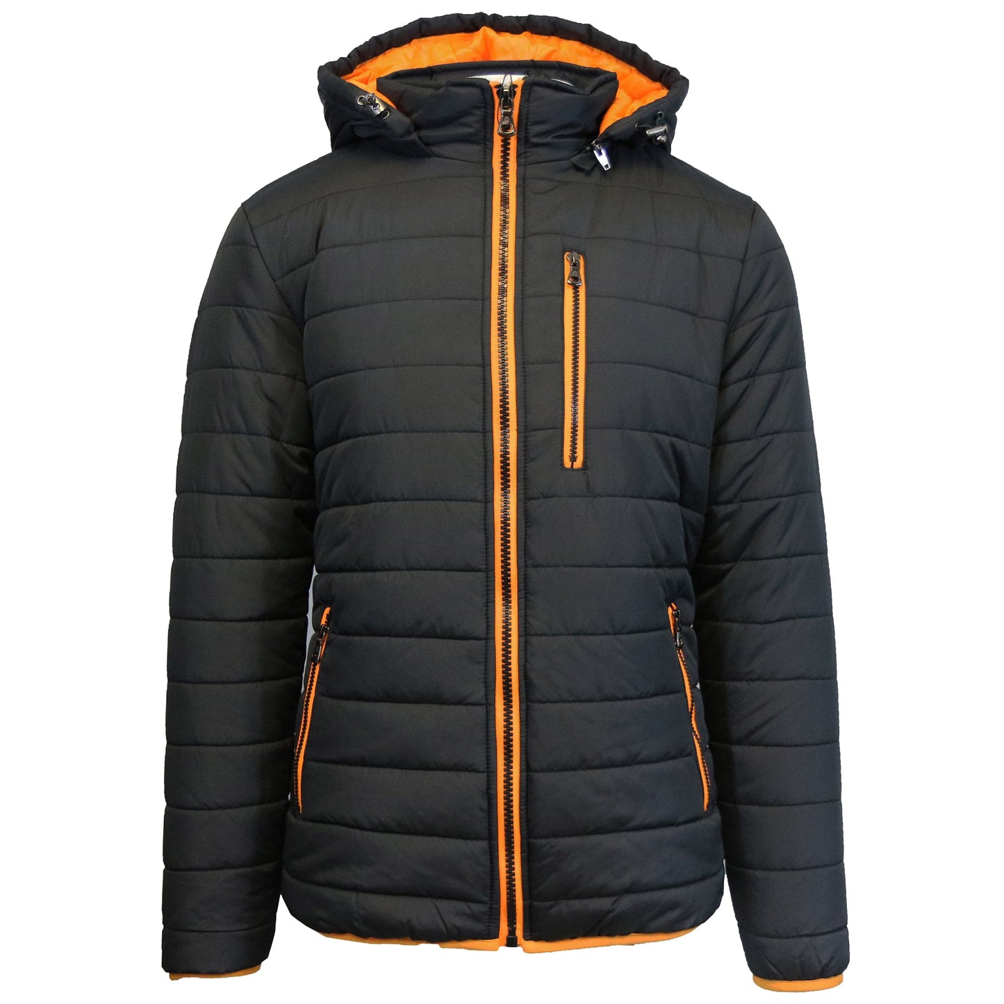 Men's Contrast Trim Puffer Jacket 1613 - GalaxybyHarvic